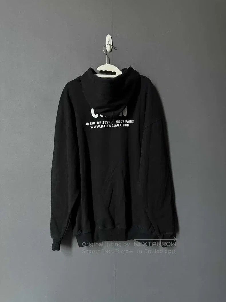 Balenciaga Balenciaga Black Crew Hoodie Size US XS / EU 42 / 0 - 2 Thumbnail