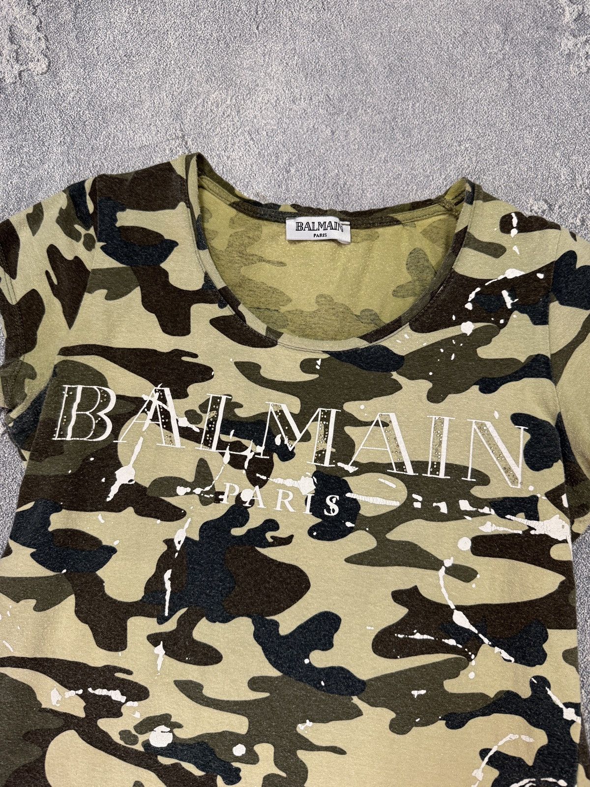 Balmain Vintage Balmain Camo Tee Size M / US 6-8 / IT 42-44 - 2 Thumbnail