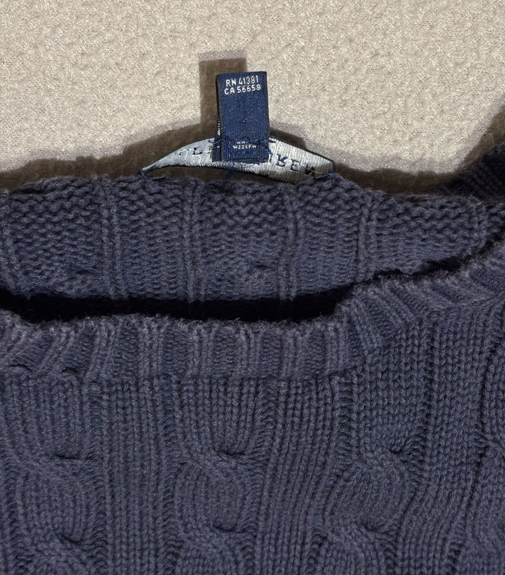 Ralph Lauren Ralph Lauren Cable Sweater Navy Medium Size M / US 6-8 / IT 42-44 - 11 Thumbnail