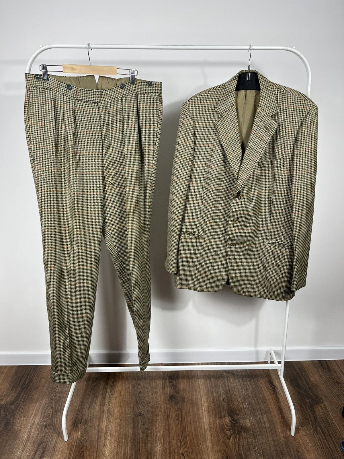 Savile Row Vintage 1989 Savile Row Wool Blazer Pants Set Size 42R - 1 Thumbnail