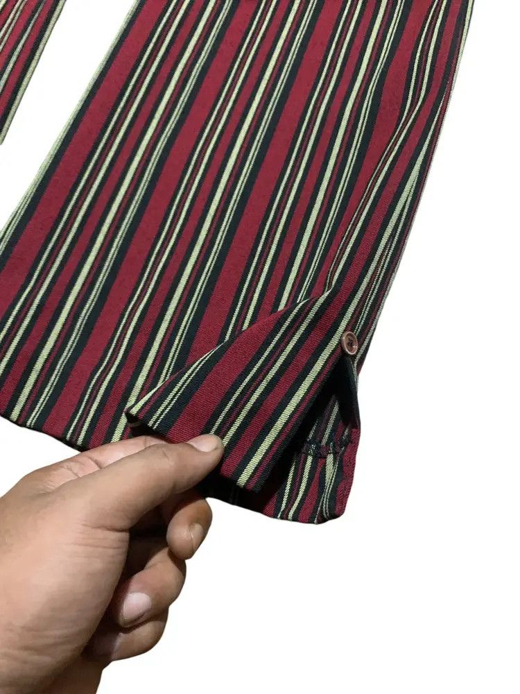 Marithe + Francois Girbaud Vintage Marithe Francois Girbaud striped flare pants Size 30" / US 8 / IT 44 - 3 Thumbnail