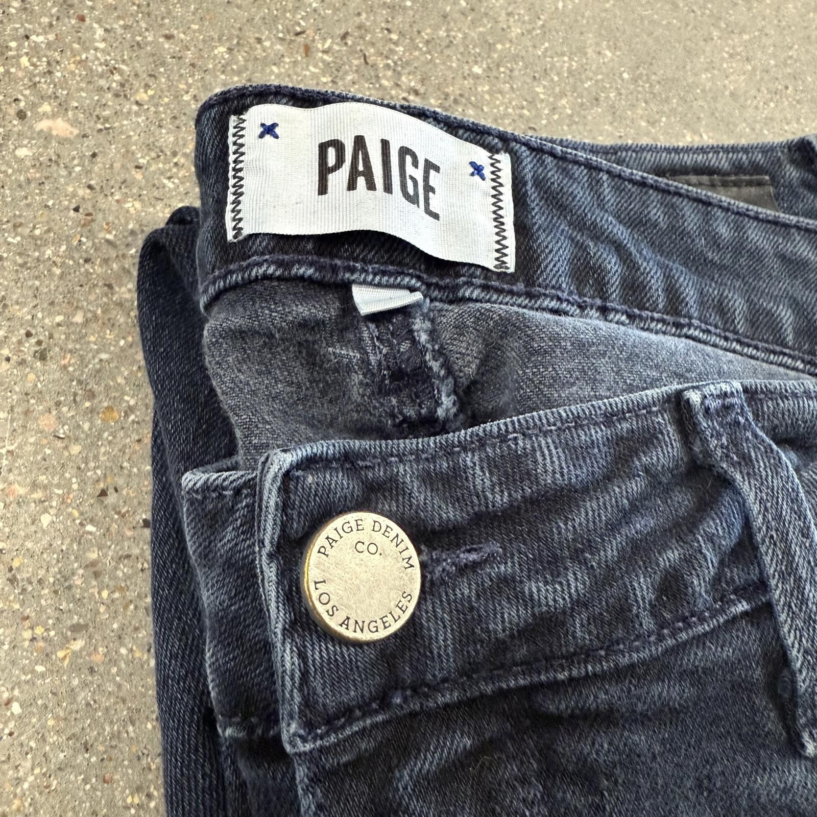 Paige Paige Skyline Skinny Jean Premium Denim Dark Wash - 29 Size 29" - 2 Thumbnail