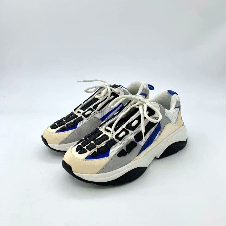Amiri Amiri Color-Block Round-Toe Platform Sneakers Size US 7 / EU 40 - 1 Thumbnail