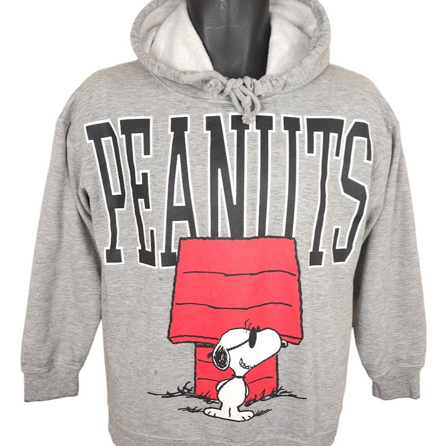 Peanuts Snoopy Joe Cool Sweatshirt Hoodie Womens Size Medium Gray Size M / US 6-8 / IT 42-44 - 1 Thumbnail