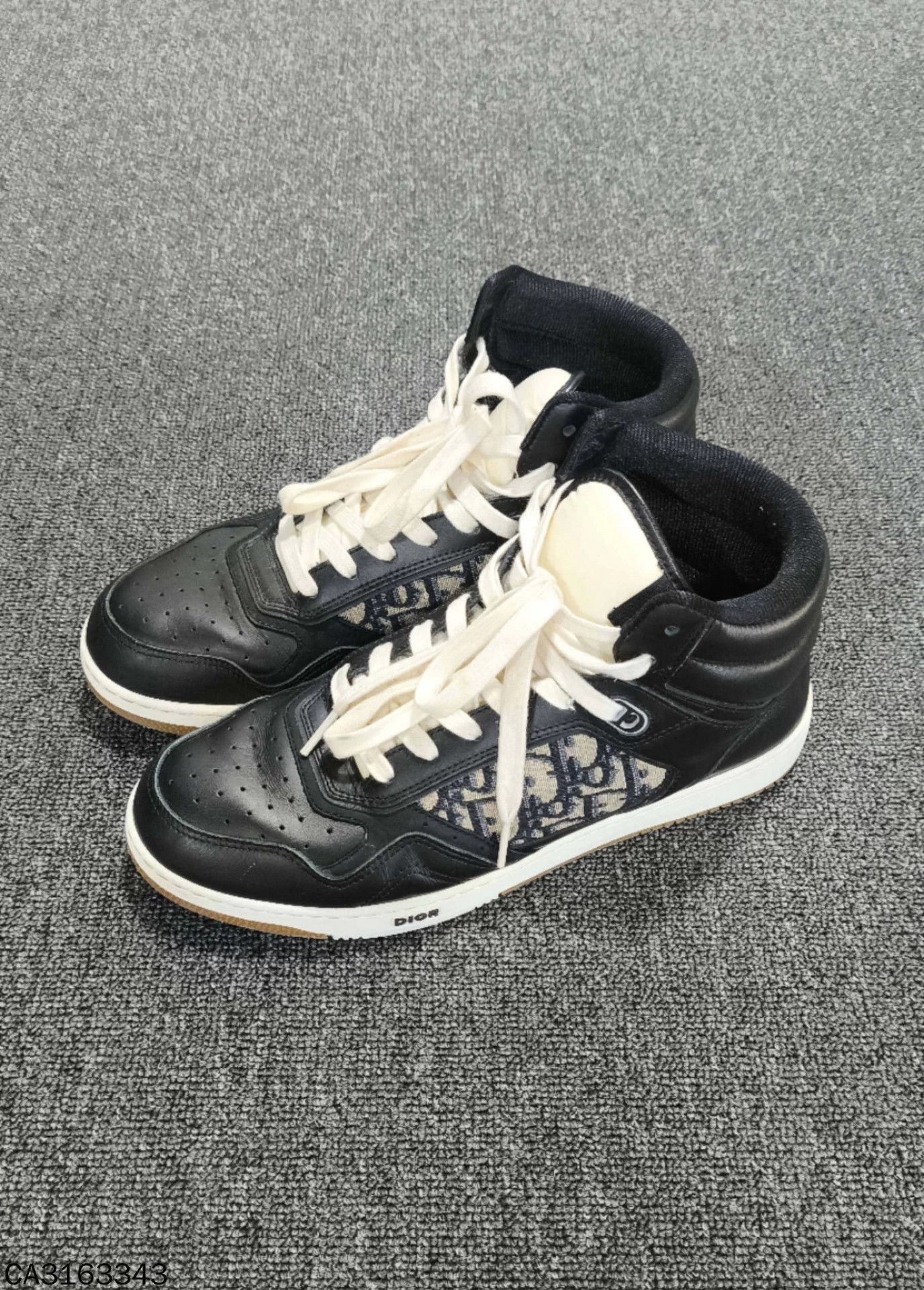 Dior Dior B27 Black High Top Skate Shoes 43 Size US 10 / EU 43 - 1 Thumbnail