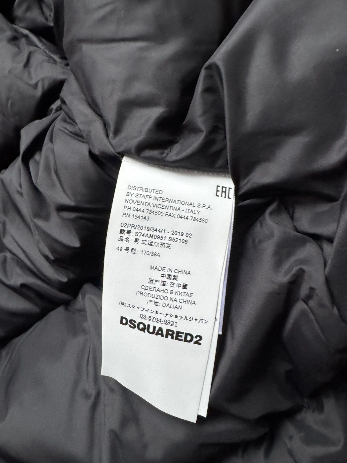 Dsquared2 RRP$1000 Dsquared2 ICON Bomber Down Jacket Size US M / EU 48-50 / 2 - 8 Thumbnail