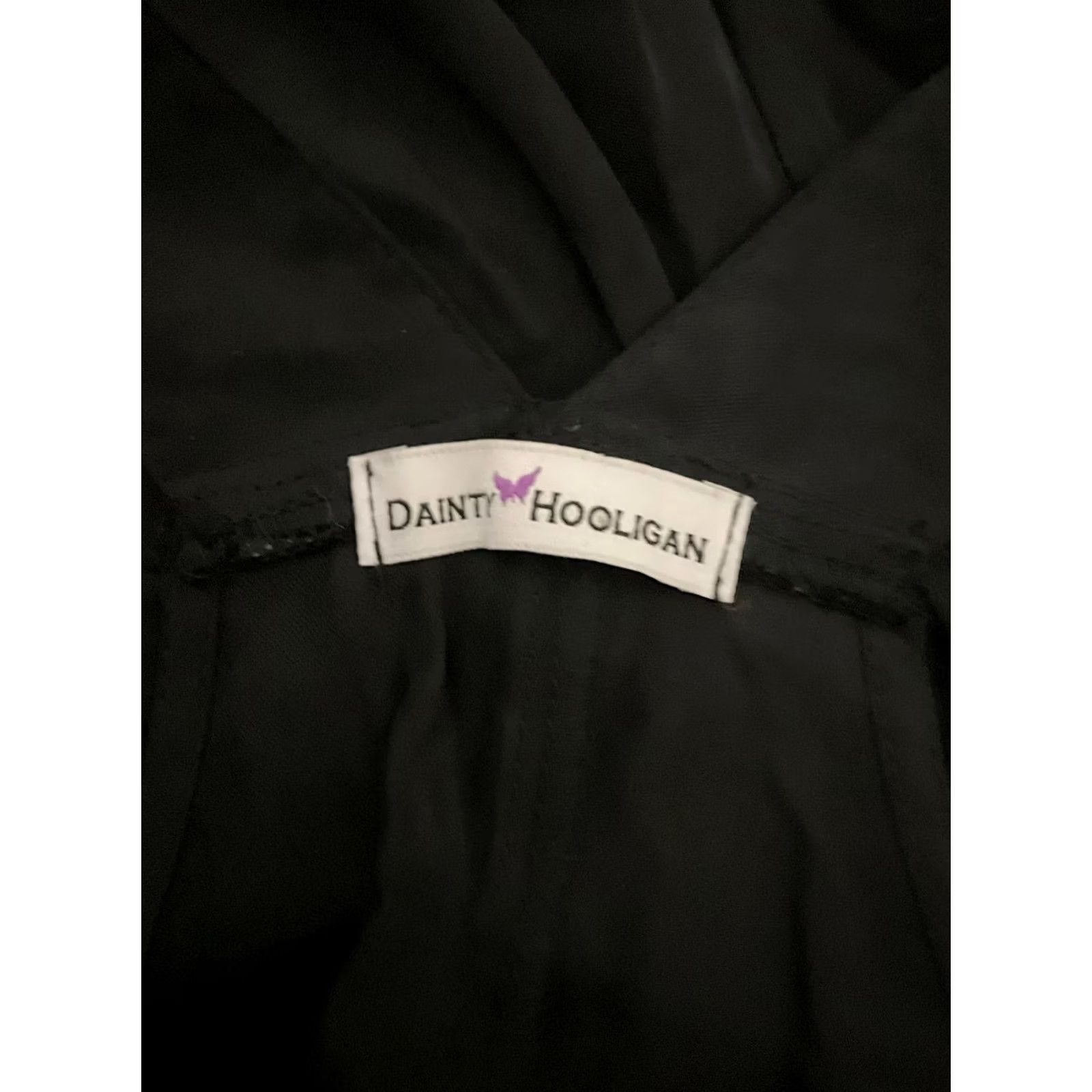 Vintage VINTAGE Dainty Hooligan Black Women's Romper S with Adjustable Straps Solid Summer Boys Girls Size 28" / US 6 / IT 42 - 2 Thumbnail