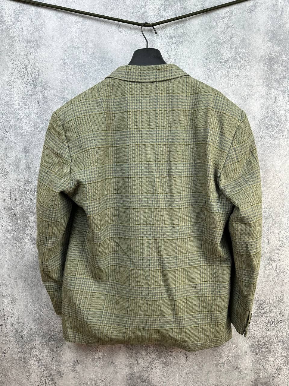 Giorgio Armani Giorgio Armani Le Collezioni Wool Plaid Tailored Blazer Size 54R - 2 Thumbnail