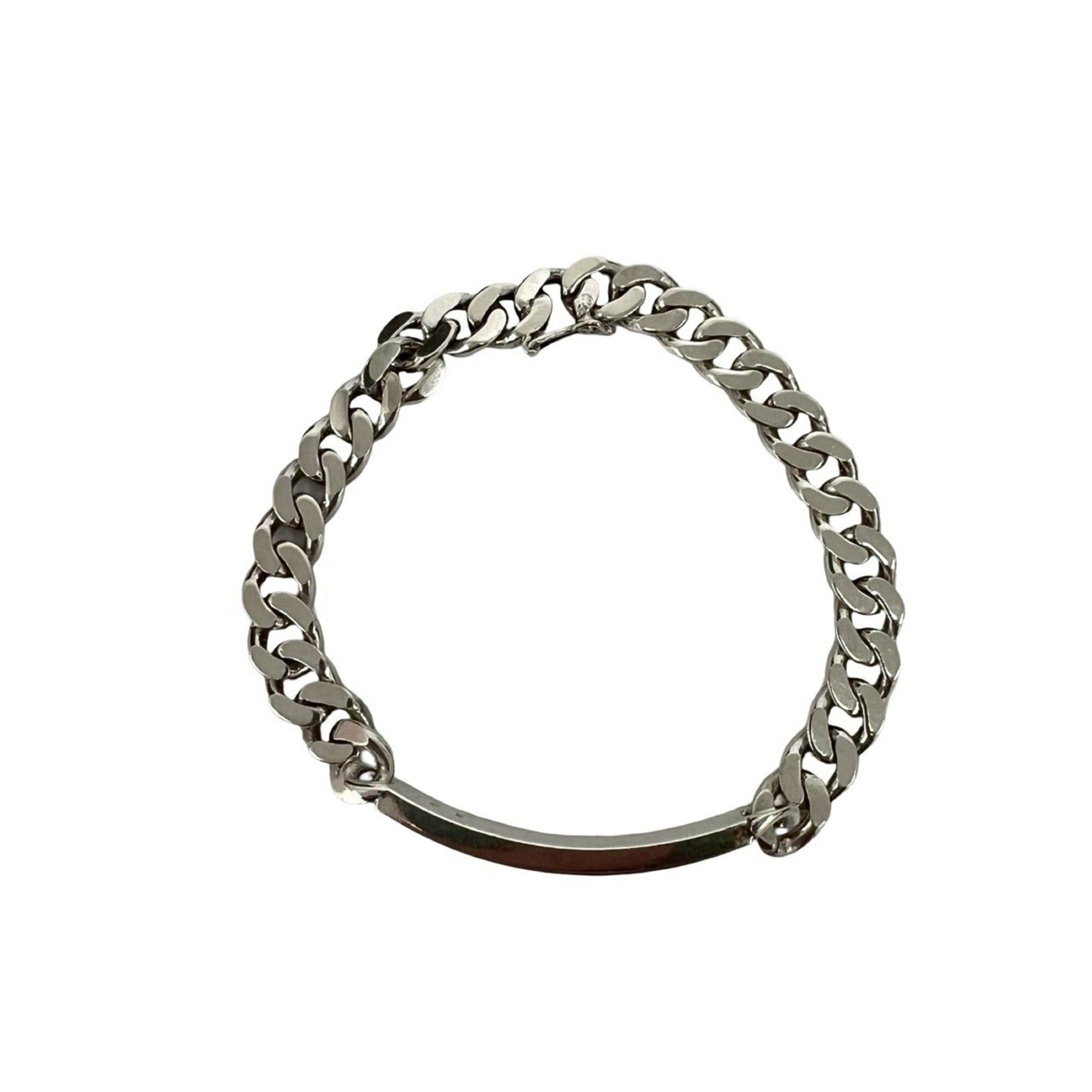 Tiffany & Co. TIFFANY&Co. Tiffany ID Bracelet, Sterling Silver 925 Chain Bangle Accessory, 232-7 Size ONE SIZE - 1 Thumbnail