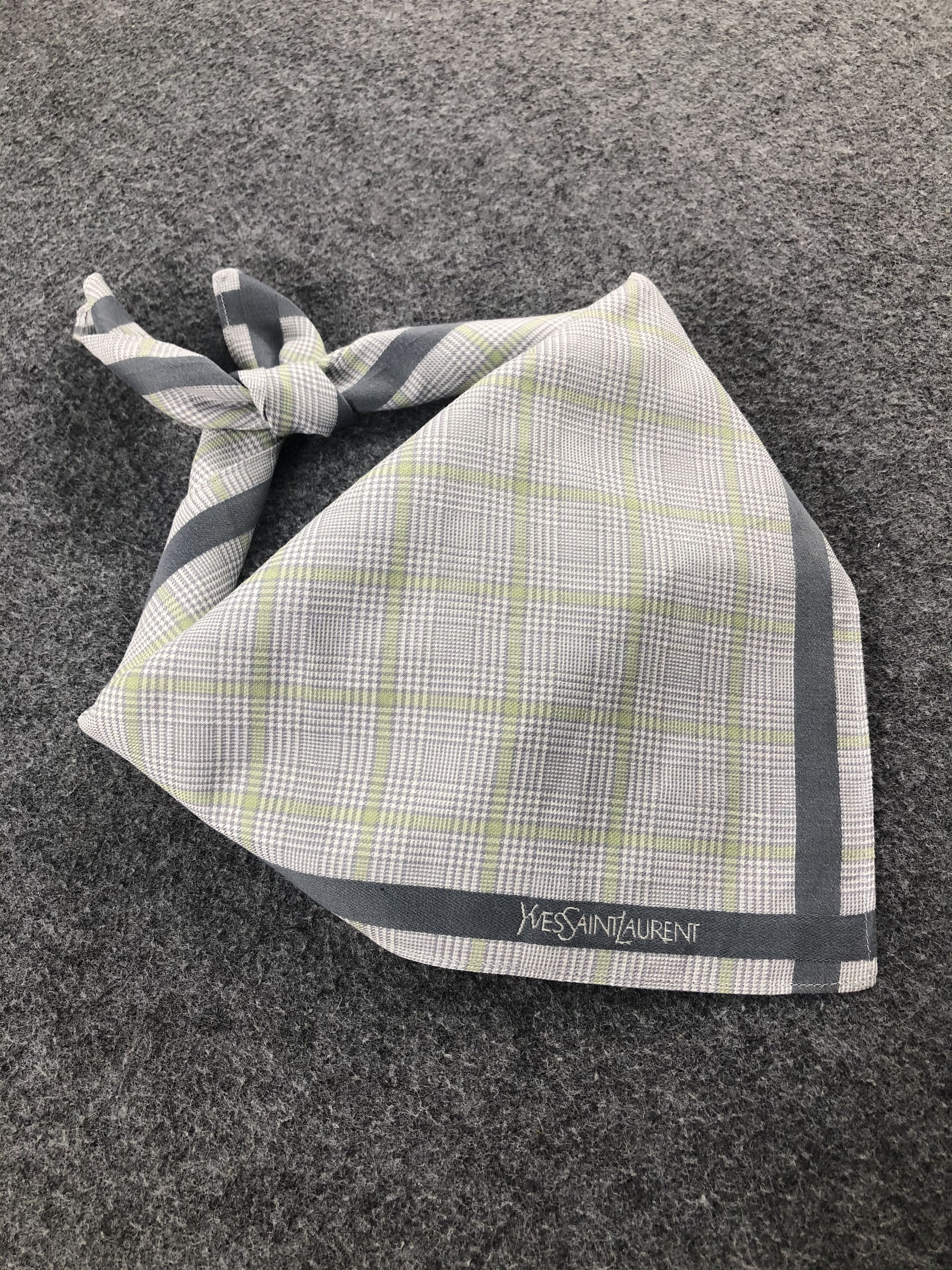 Yves Saint Laurent Yves Saint Laurent Handkerchief / Bandana / Neckerchief Size ONE SIZE - 2 Thumbnail