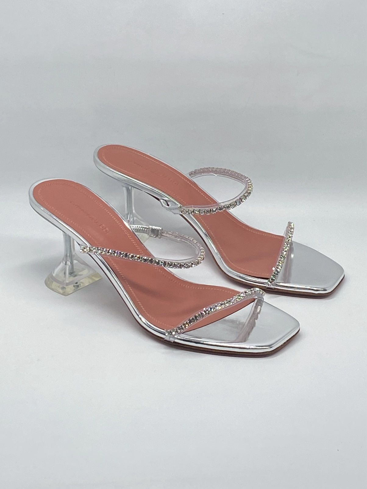 Amina Muaddi Amina Muaddi Gilda embellished PVC mules size 36.5 Size US 6.5 / IT 36.5 - 1 Thumbnail
