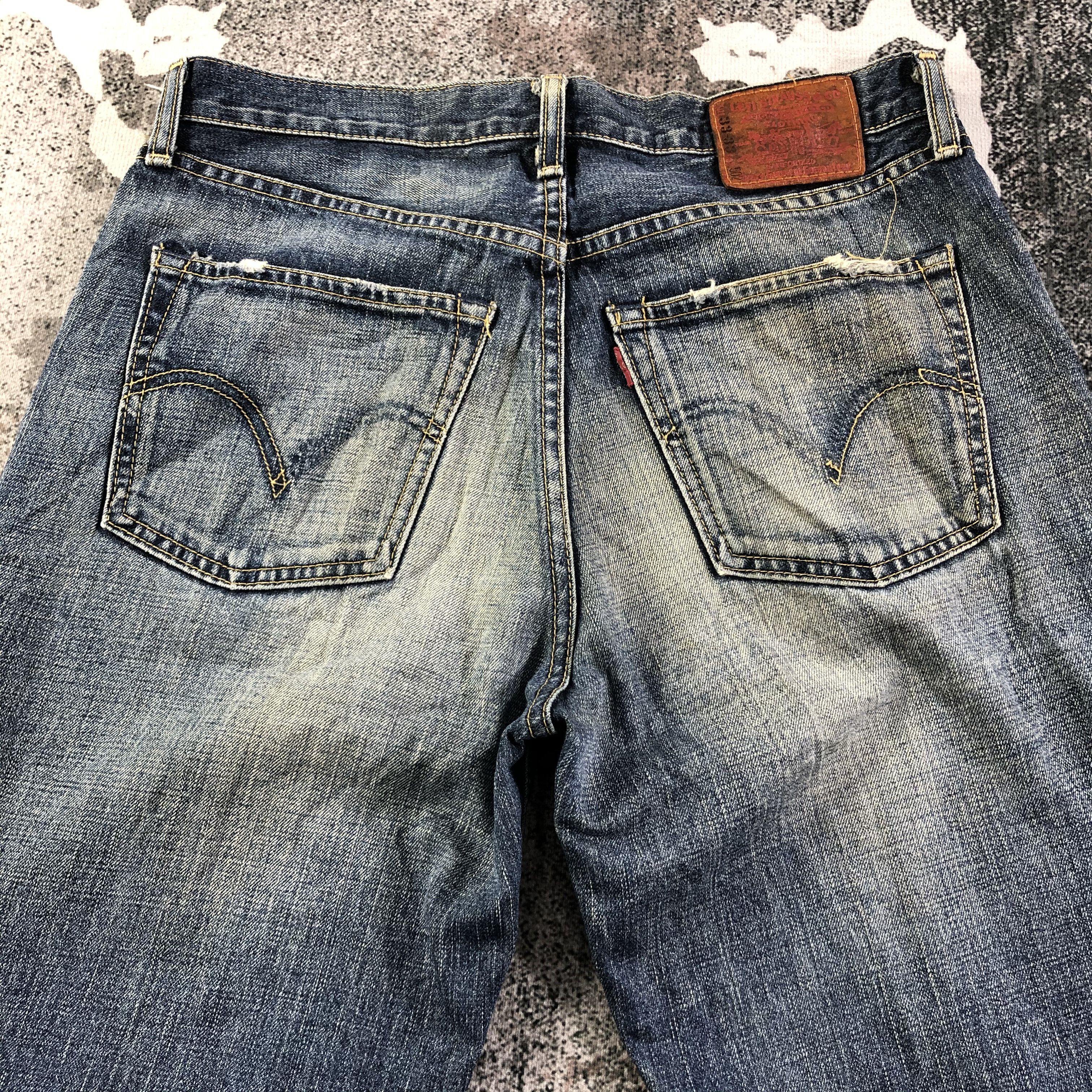 Levi's Vintage Levis 502 Jeans Faded Blue Denim KJ1814 Size US 31 - 4 Thumbnail