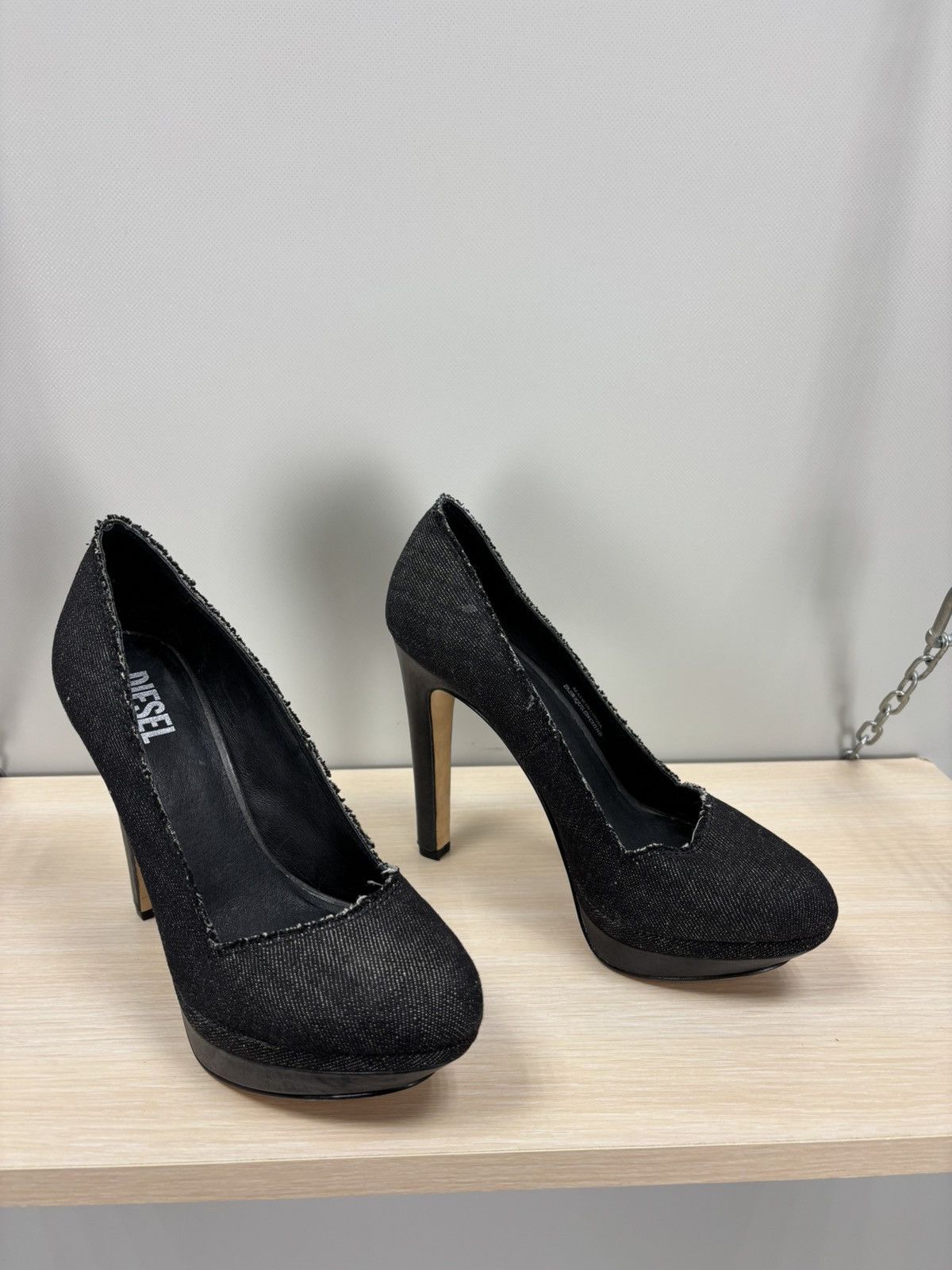 Diesel Womens heels Diesel Size 37 Color Gray Size US 7 / IT 37 - 2 Thumbnail