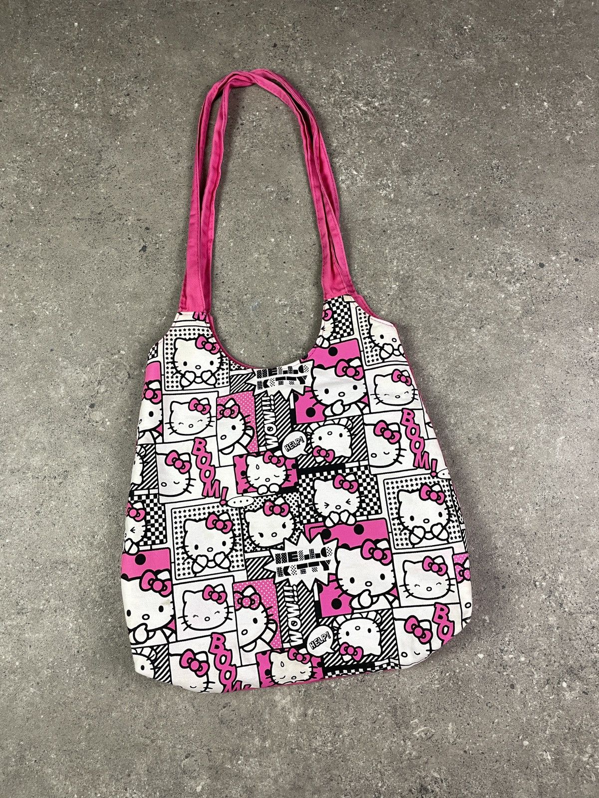 Cartoon Network × Japanese Brand × Vintage Vintage Y2K Hello Kitty Comics Tote Bag Size ONE SIZE - 1 Thumbnail