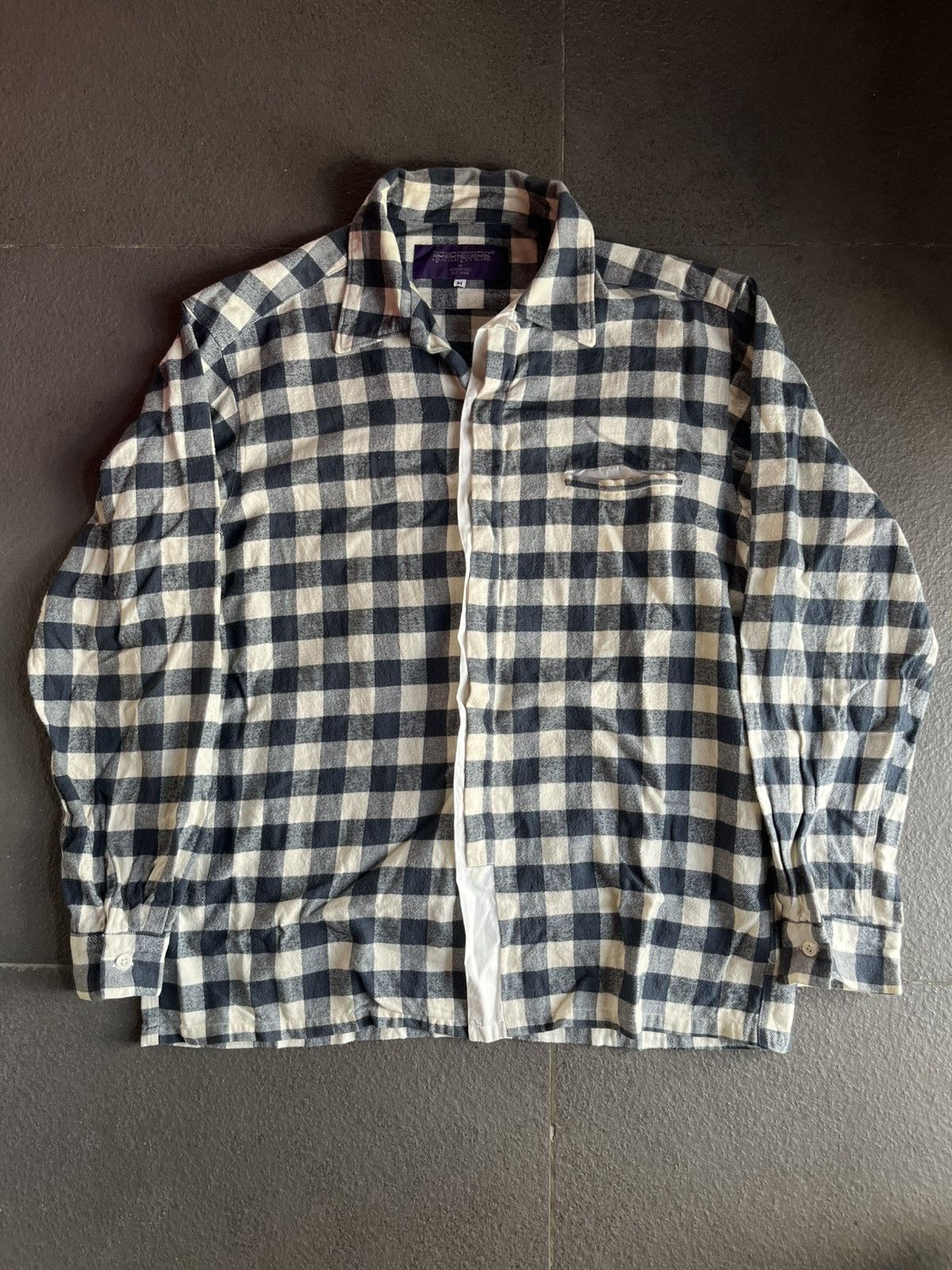 Nepenthes Nepenthes Checkered Flannel B/D Gingham Shirt Japan Size US M / EU 48-50 / 2 - 1 Thumbnail