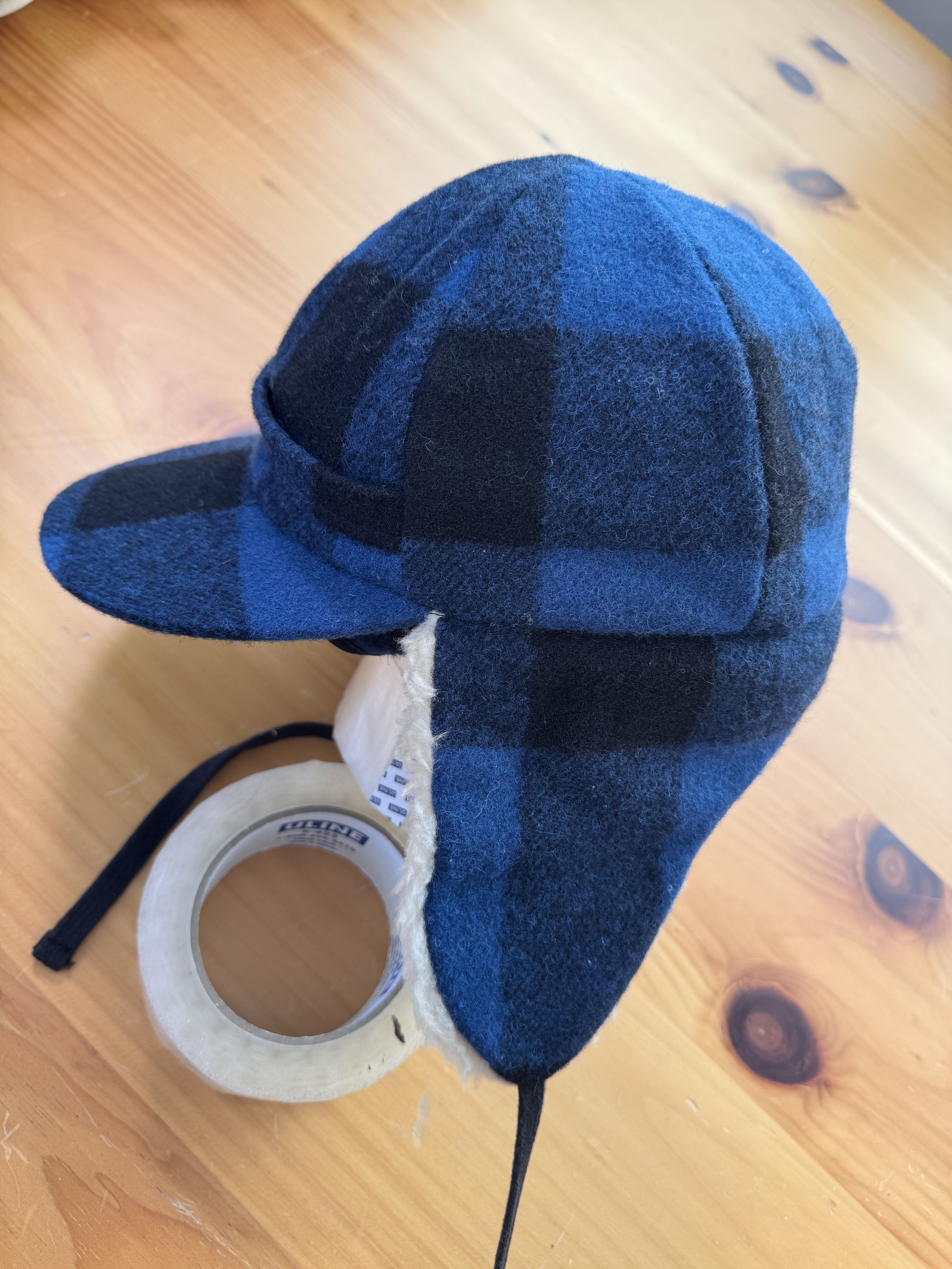 Number (N)ine Number Nine AW 05 High Streets Runway Plaid ear hat beanie Size ONE SIZE - 6 Thumbnail