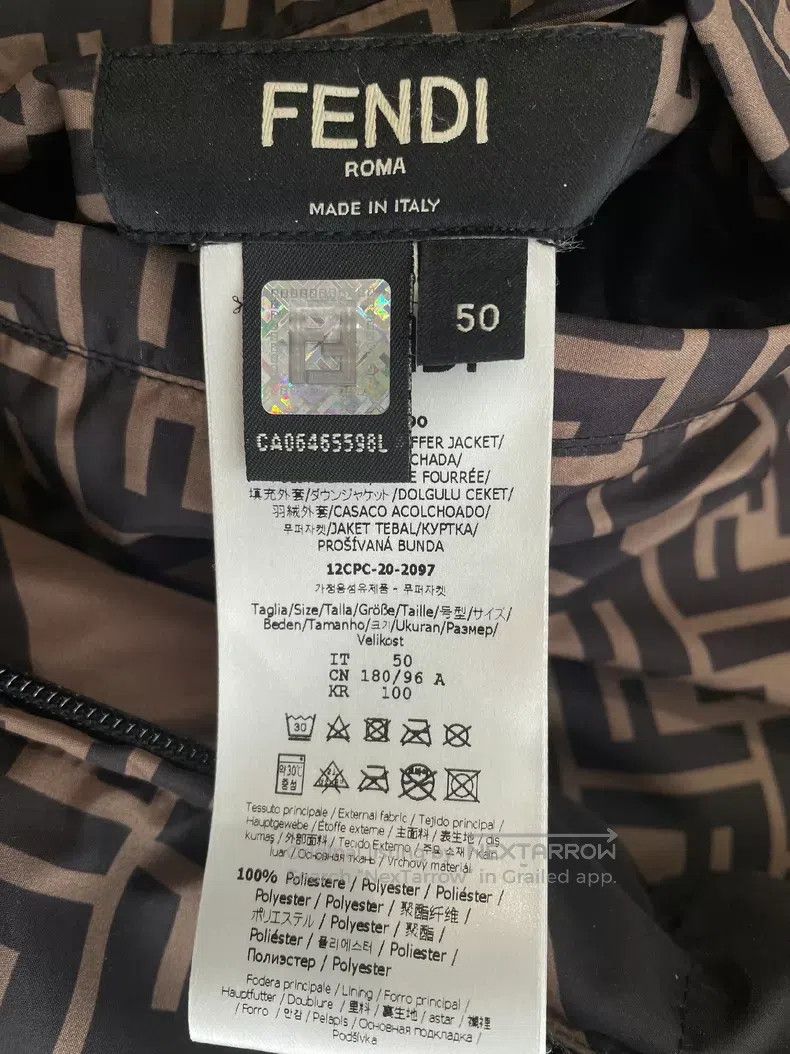 Fendi Fendi Double F Monogram Two-sided Wearable Down Jacket Size US M / EU 48-50 / 2 - 3 Thumbnail
