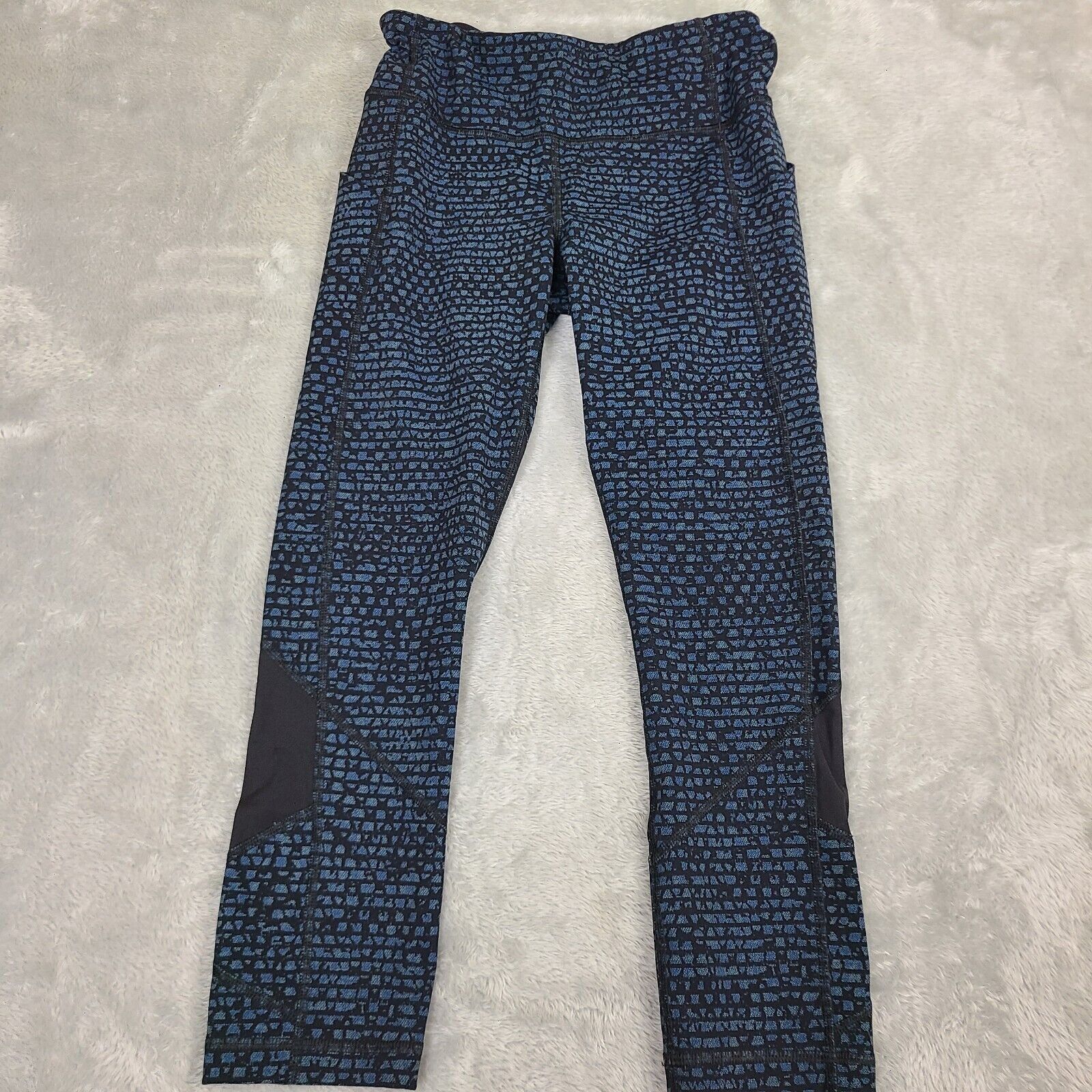 Lululemon Lululemon Pace Rival Crop Legging Shatter Weave Desert Teal Size 27" / US 4 / IT 40 - 1 Thumbnail