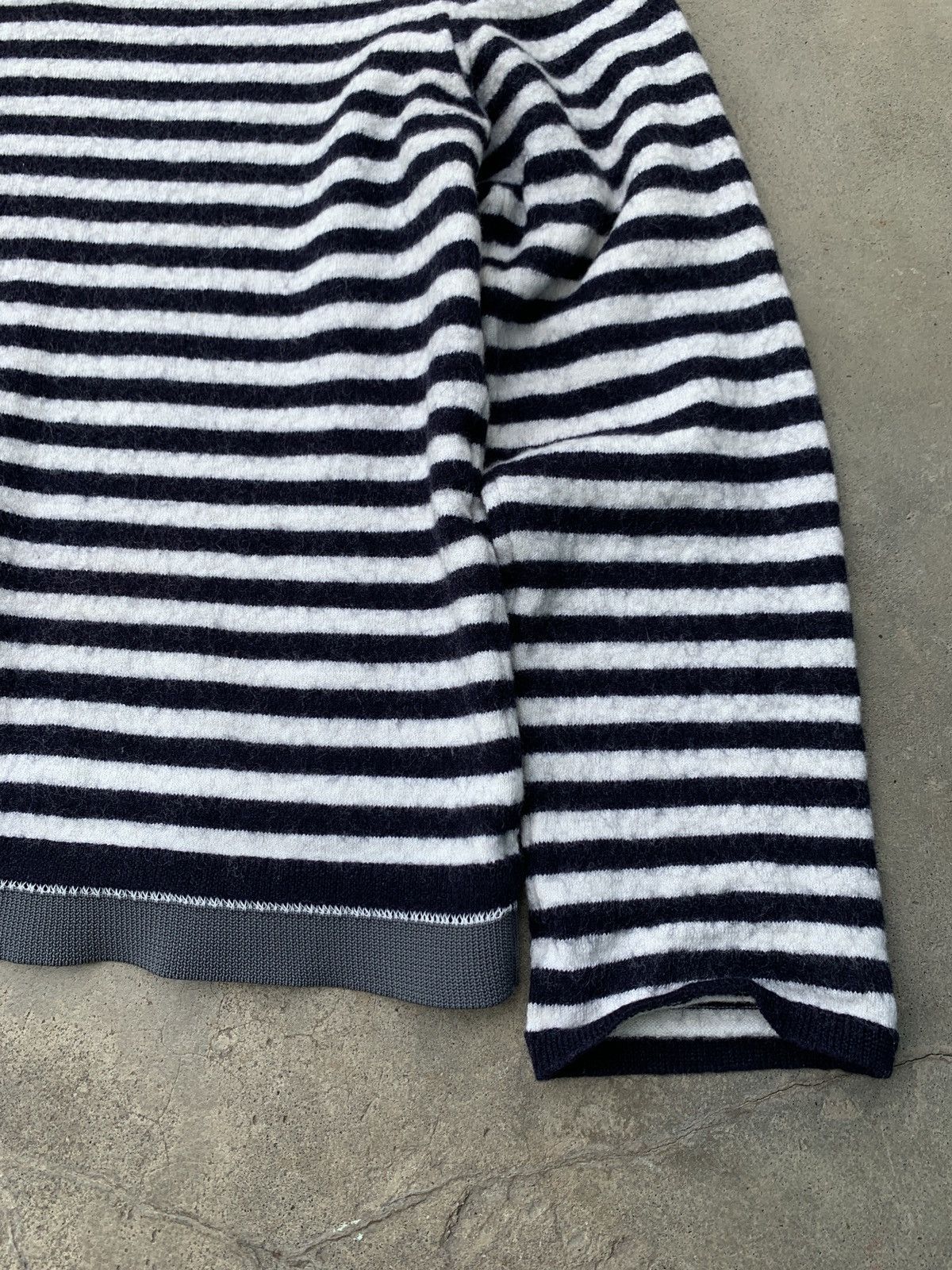 Comme des Garcons Archive Comme des Garcons Striped Wool Crop Sweater Size M / US 6-8 / IT 42-44 - 12 Thumbnail