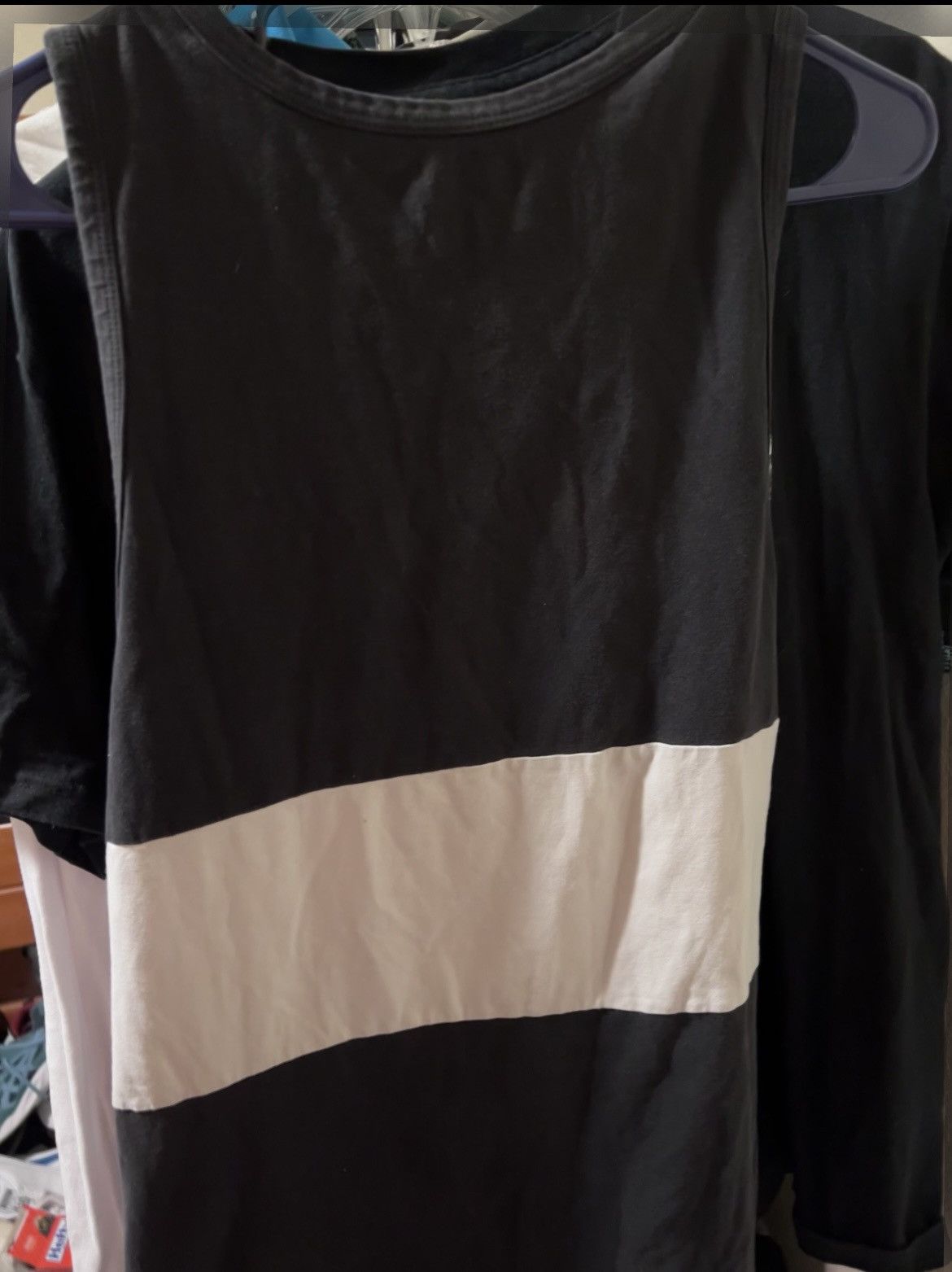 Nas × Vintage Black and white striped tank top Size US M / EU 48-50 / 2 - 3 Thumbnail