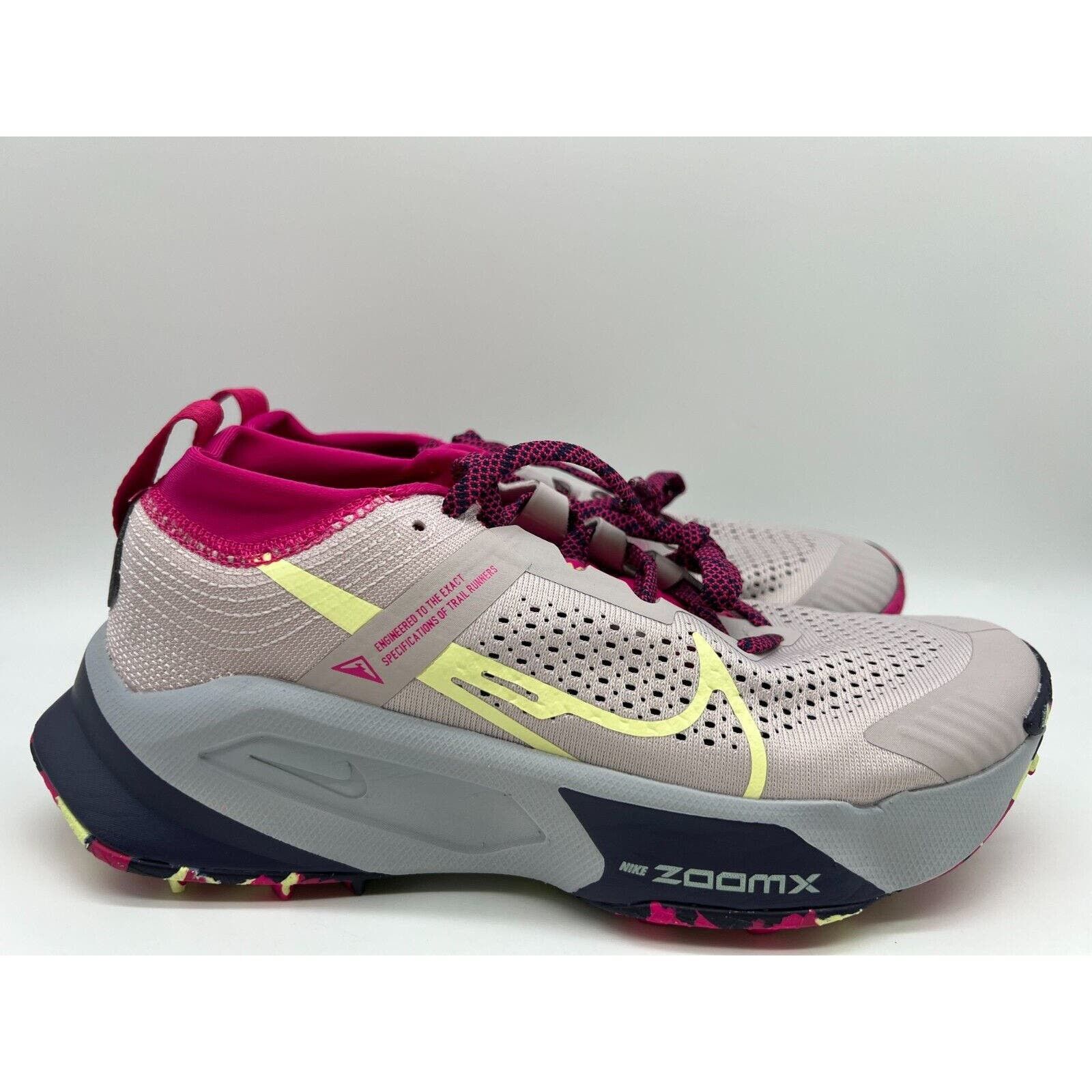 image of Nike Zoomx Zegama Trail Platinum Violet//purple Ink Wmn 8.5 Shoes, Women's