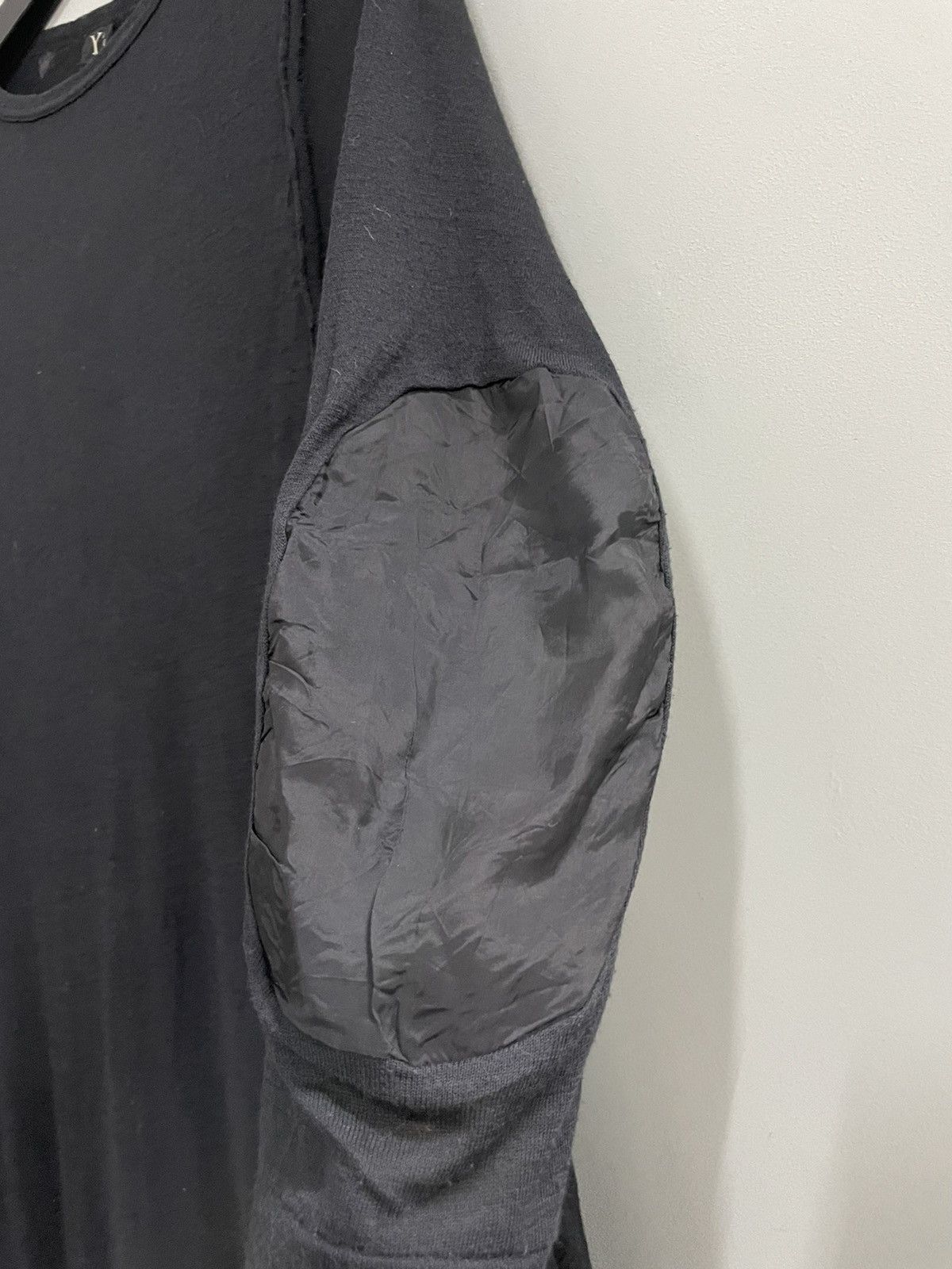 Yohji Yamamoto YOHJI YAMAMOTO T Shirt Longsleeve Wool Elbow Nylon Size M / US 6-8 / IT 42-44 - 3 Thumbnail