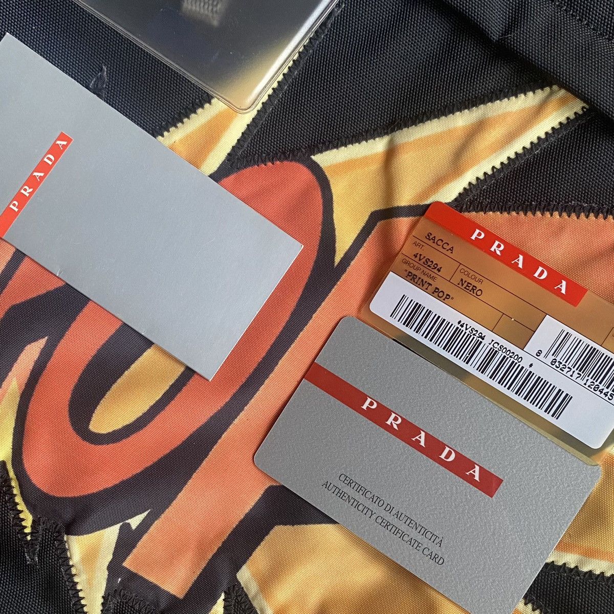 Prada Prada Sport Pop Print Patch Sacca Bag Size ONE SIZE - 9 Thumbnail