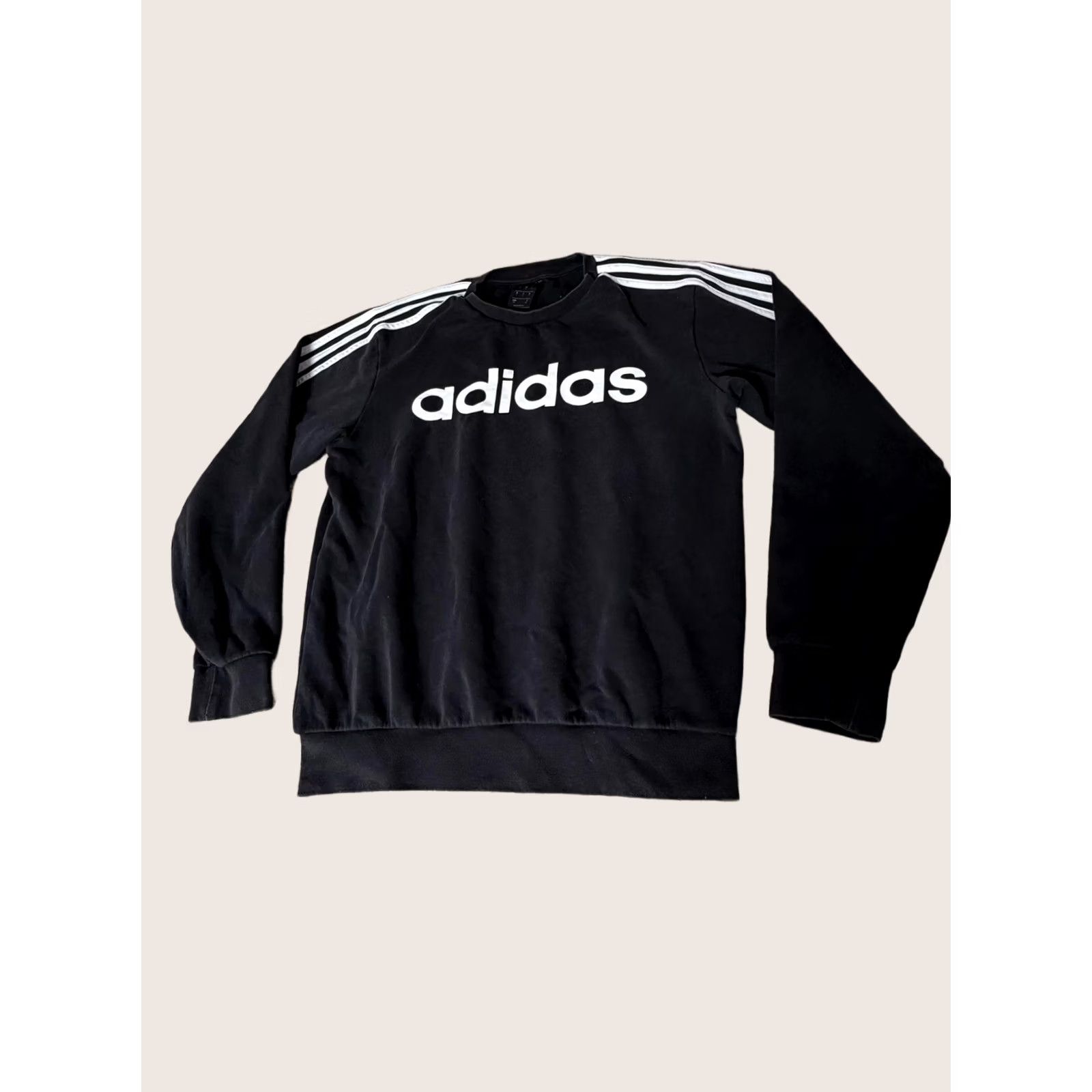 Adidas × Vintage ADIDAS Sweatshirt Crew Neck Graphic Cyclone 