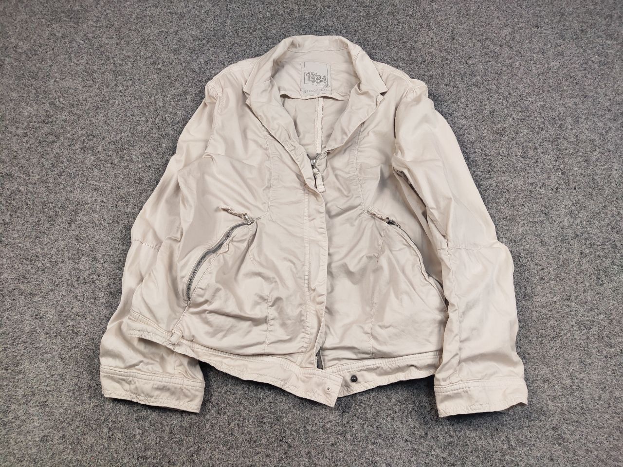 Annette Gortz Vintage Annette Gortz Cotton Light Blazer Zip Jacket Size M / US 6-8 / IT 42-44 - 2 Thumbnail