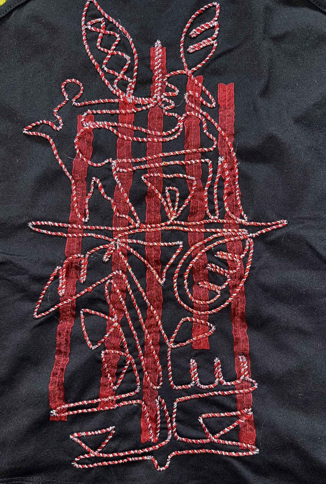 Hysteric Glamour Save the Queen 2000s vtg Y2K mesh back avant Garde tank top Size S / US 4 / IT 40 - 3 Thumbnail