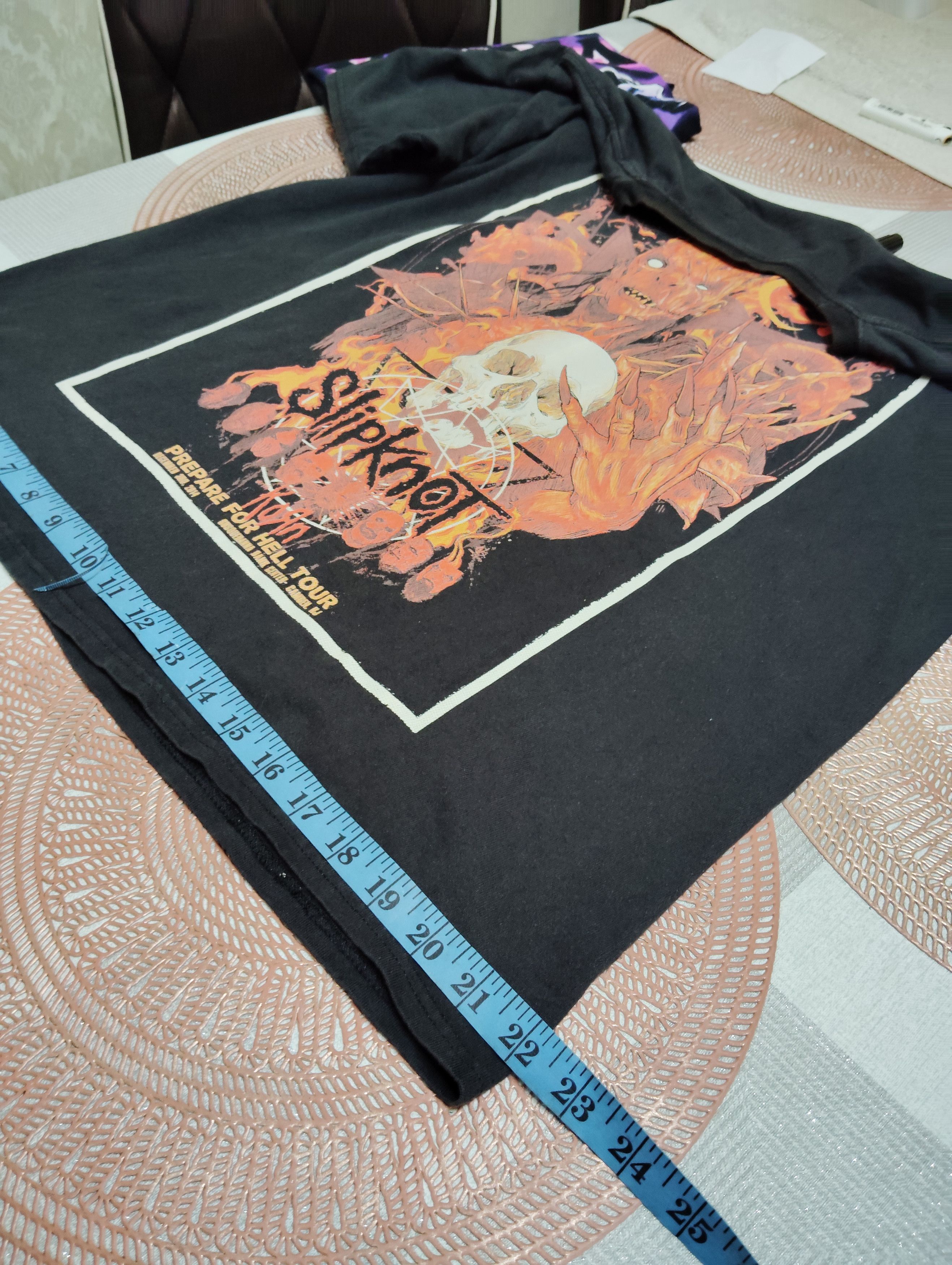 Band Tees SLIPKNOT PREPARED FOR HELL TOUR Size US L / EU 52-54 / 3 - 7 Thumbnail
