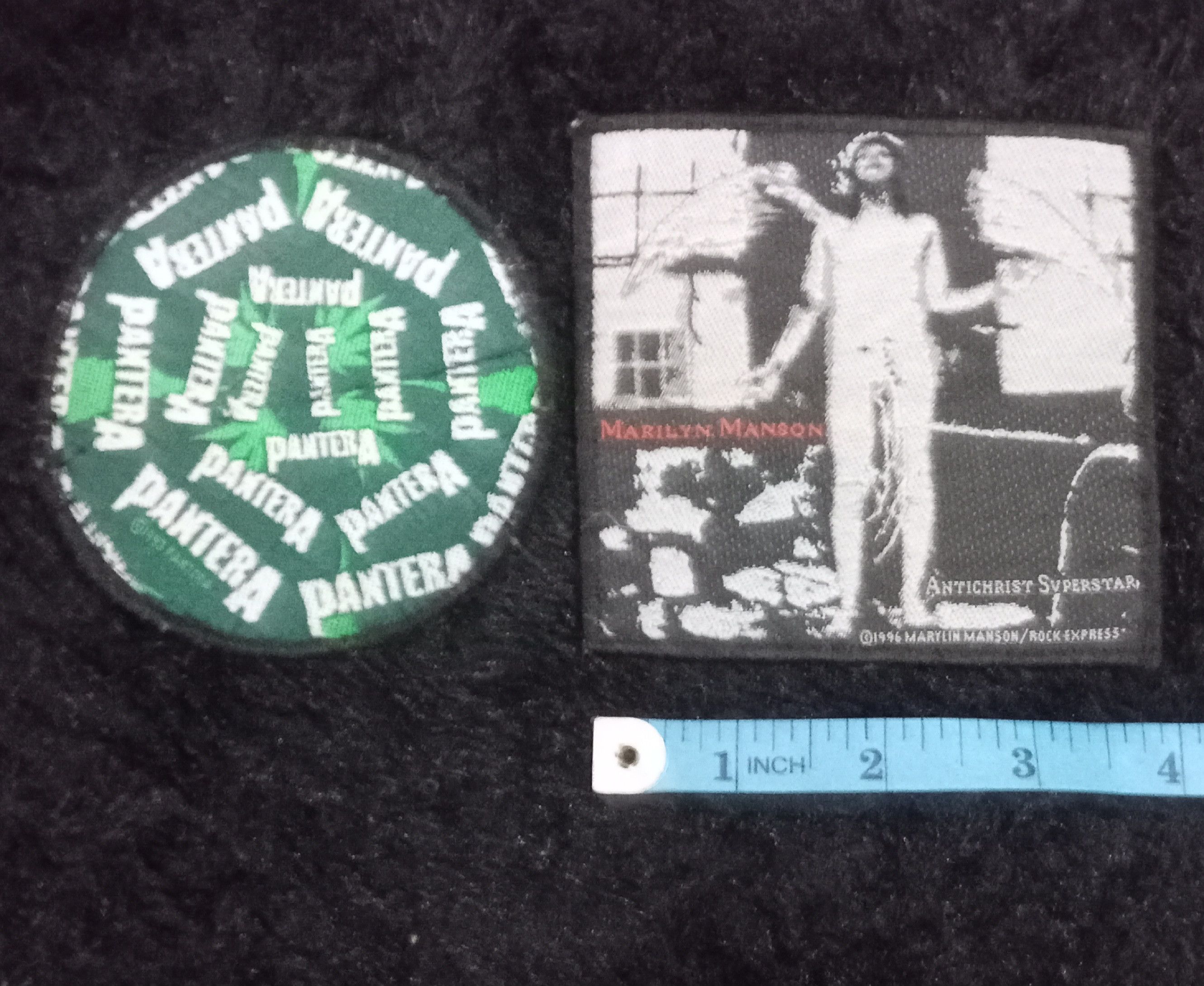 Marilyn Manson × Vintage VTG MARILYN MANSON PATCH Antichrist Superstar +Pantera Size ONE SIZE - 7 Thumbnail