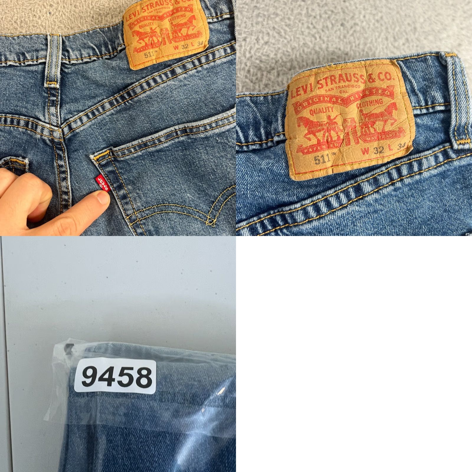 Levi's Levi's 511 Slim Fit Straight Leg Denim Jeans Blue Size 32x34 Men's Size US 32 / EU 48 - 9 Thumbnail