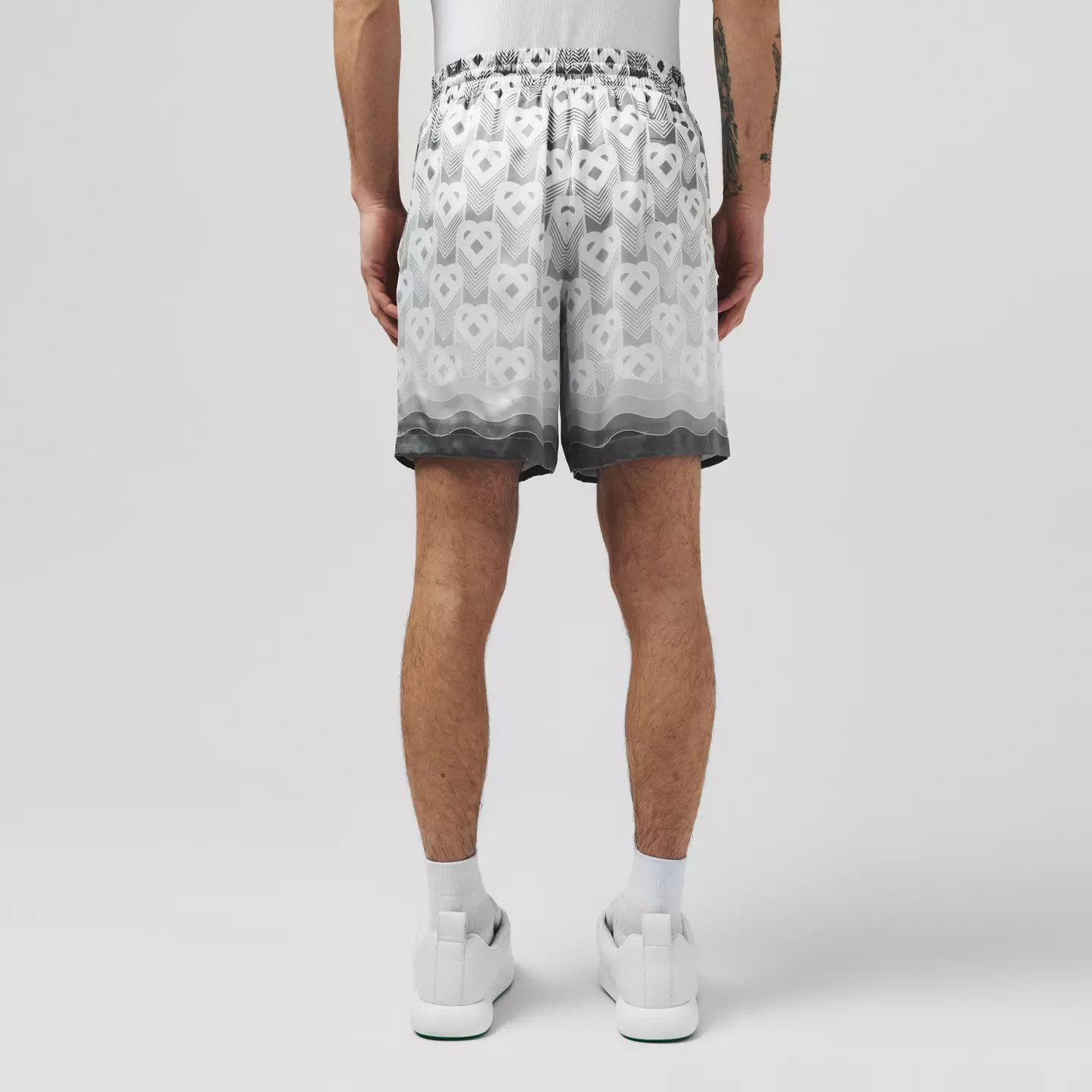Casablanca o1g2r1mq0426 Monogram Silk Shorts in Multicolor Size US 32 / EU 48 - 4 Thumbnail