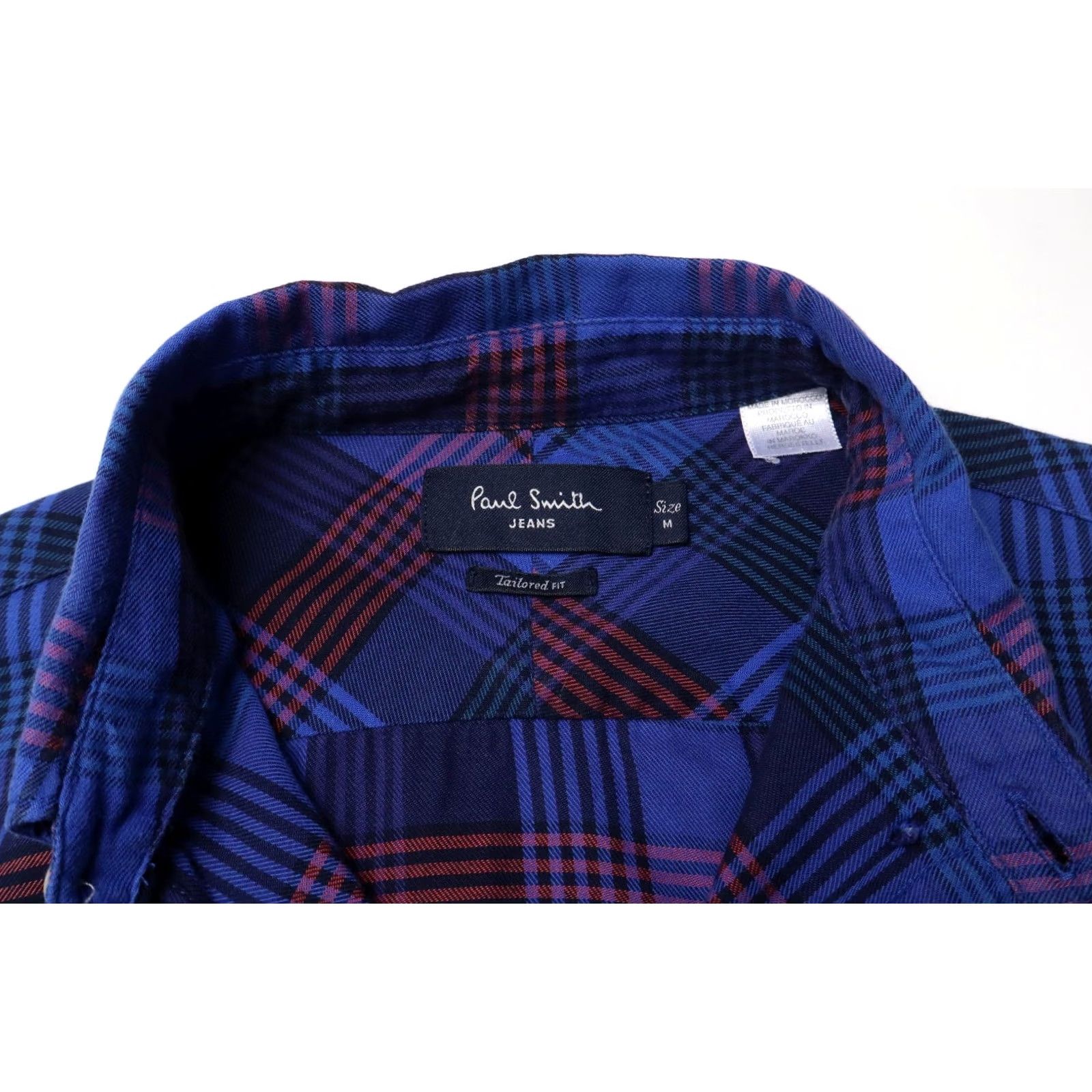 Paul Smith Paul Smith Shirt Mens M Blue Tailored Fit Men Plaid Lighweight Flannel Pocket Size US M / EU 48-50 / 2 - 7 Thumbnail