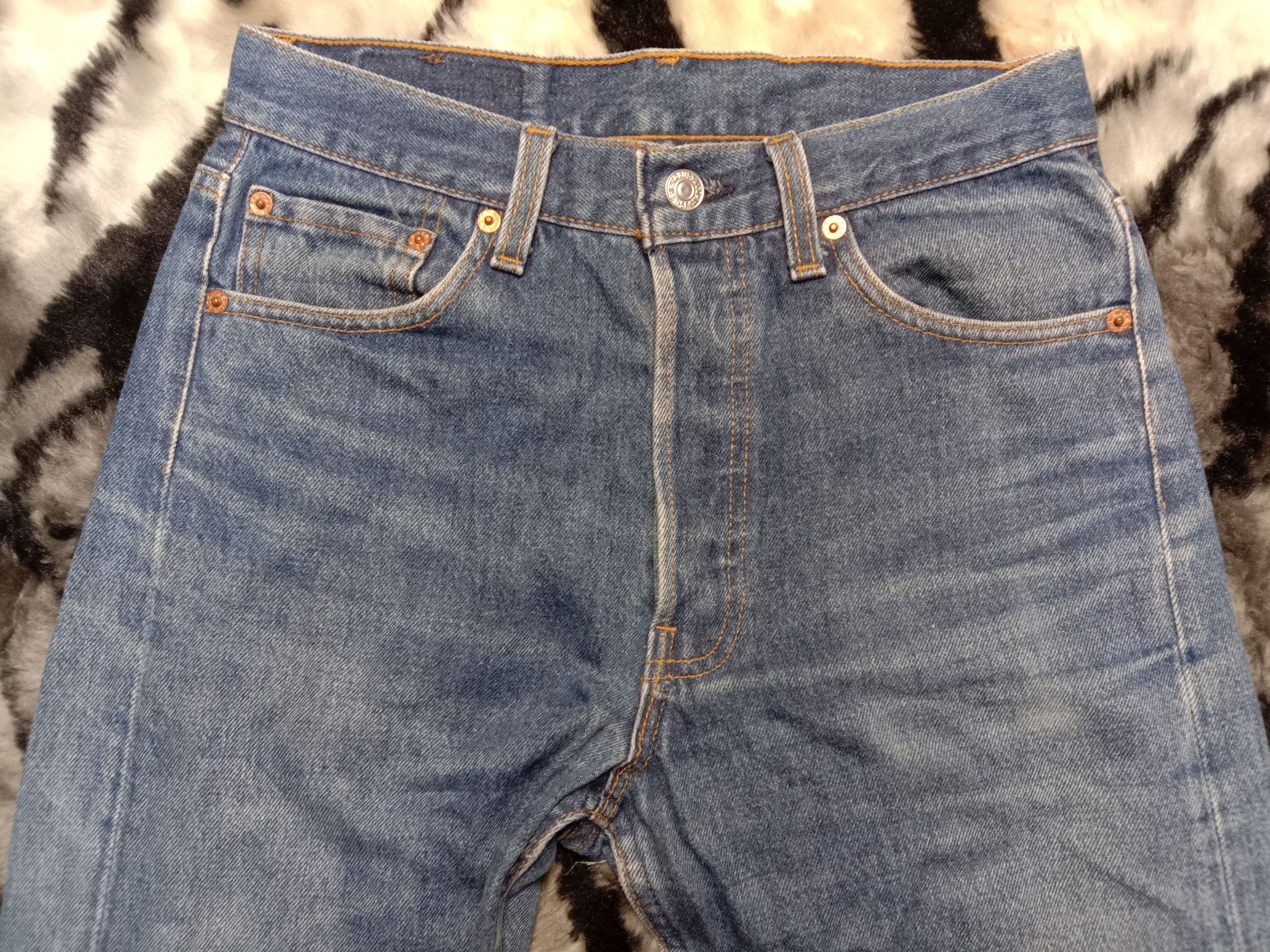 Number (N)ine × Undercover Distressed Vintage Levis 501Jean Size US 27 - 6 Thumbnail