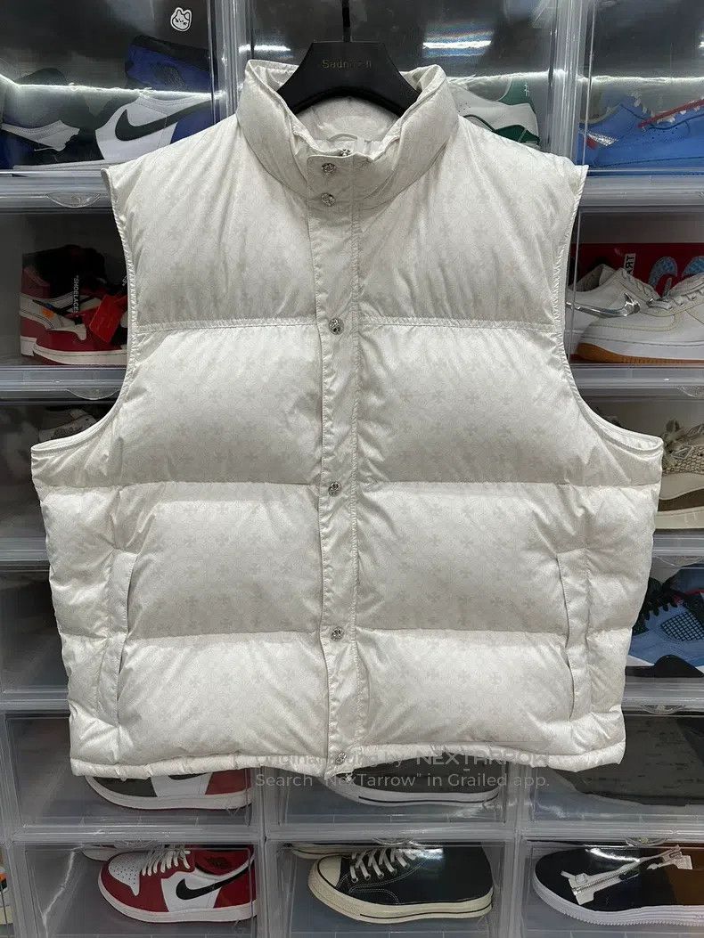 Chrome Hearts CHROME HEARTS Size XXL White dark down vest Size US XXL / EU 58 / 5 - 1 Thumbnail