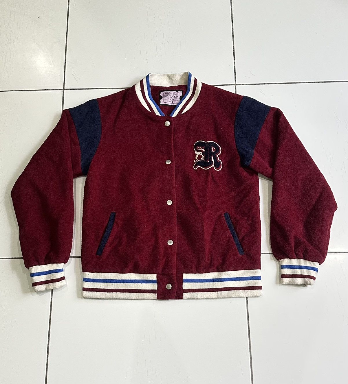 Japanese Brand Repipi armario varsity fleece jackets Size US L / EU 52-54 / 3 - 1 Thumbnail