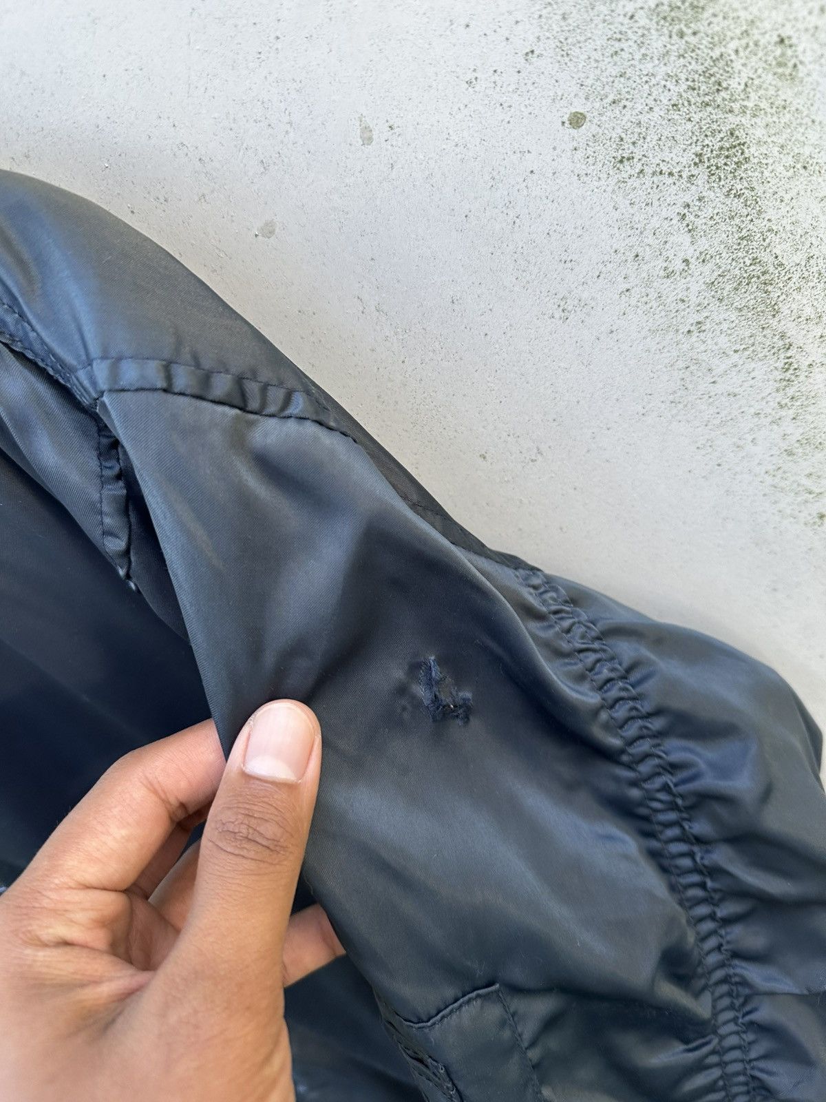 Vintage 🪖Vintage THRASHED MA-1 Man Intermediate Bomber Jacket Size US M / EU 48-50 / 2 - 11 Thumbnail