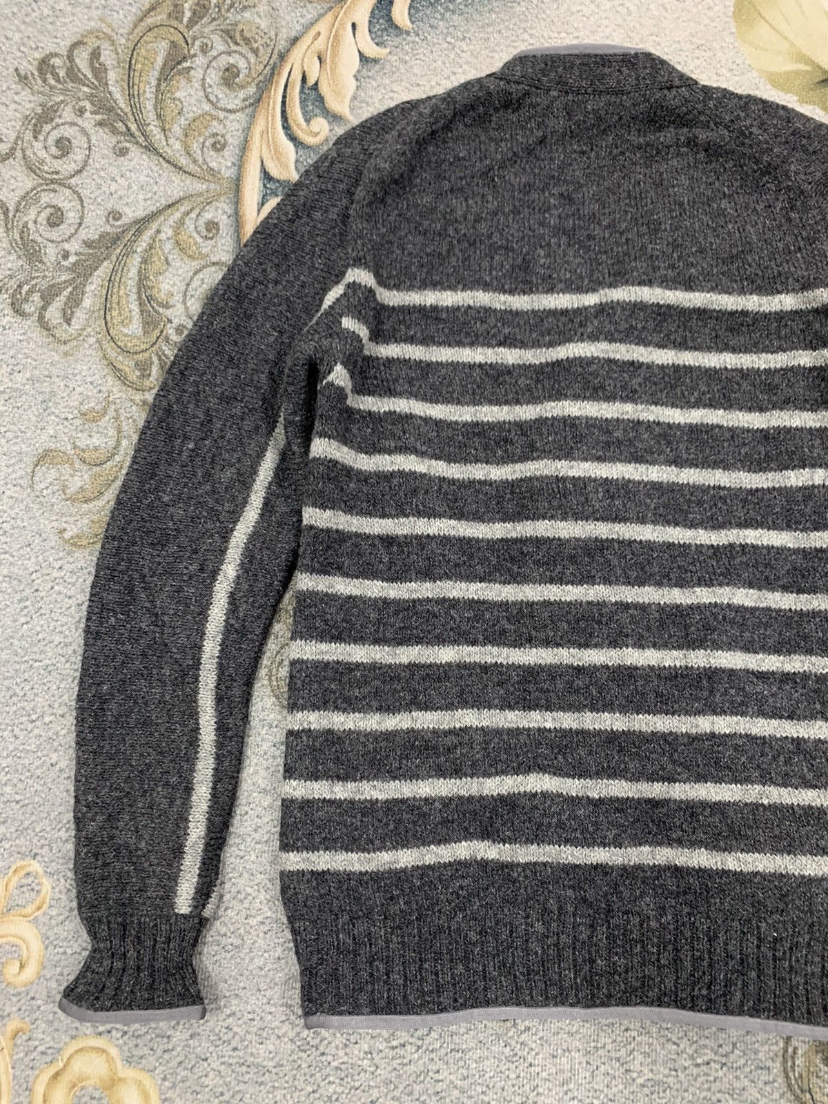 Sacai Sacai Wool Sweater Cardigan Knit Stripes Pattern Size US S / EU 44-46 / 1 - 10 Thumbnail