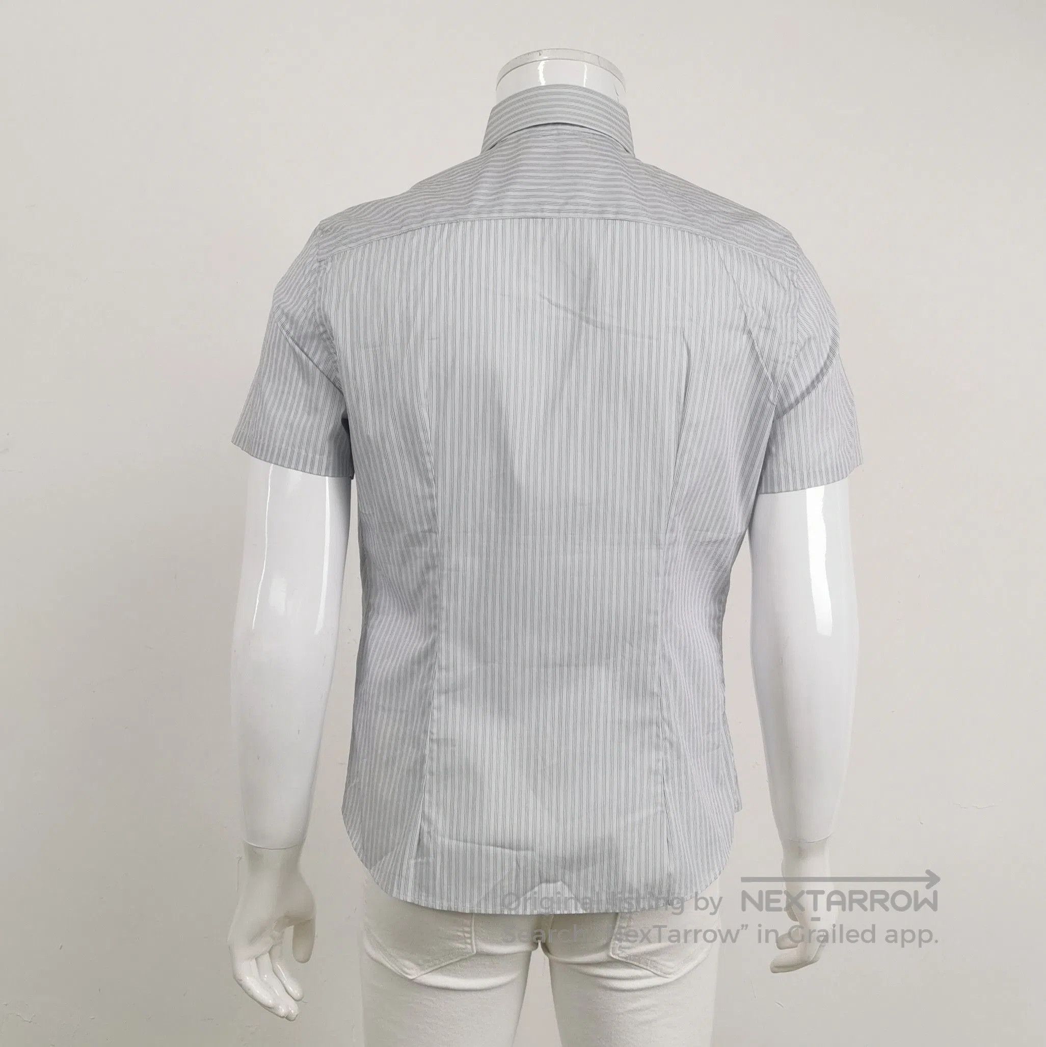 Prada Prada Striped Short Sleeve Button. Size M / US 6-8 / IT 42-44 - 2 Thumbnail