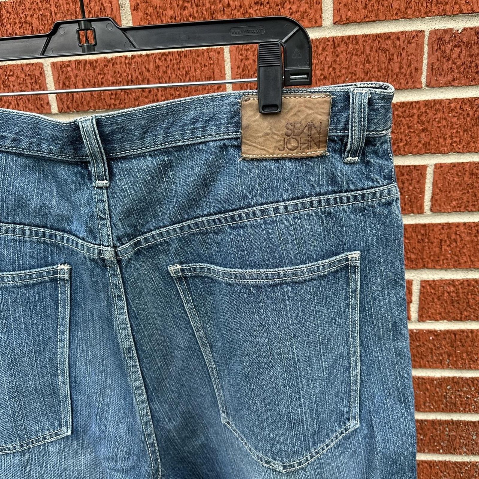 Sean John Y2k sean john baggy skate jean shorts Size US 36 / EU 52 - 7 Thumbnail