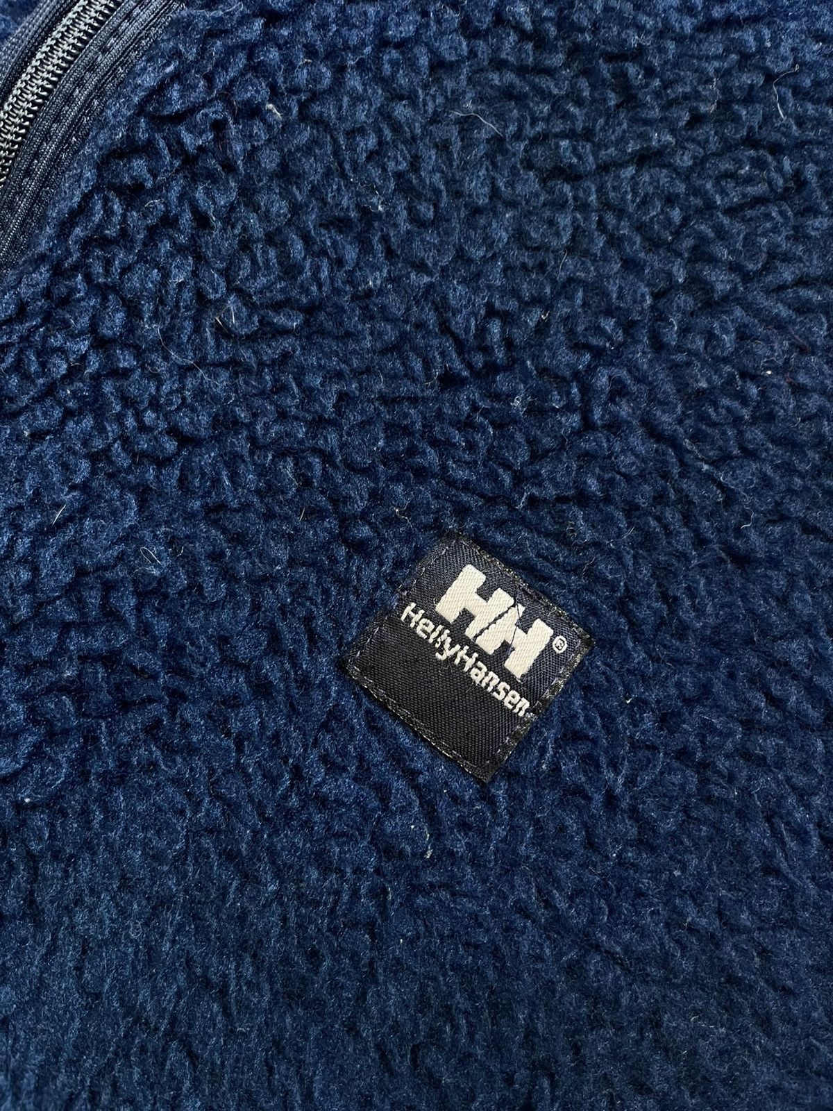 Helly Hansen × Vintage Vintage Helly Hansen Fleese Zip Jacket Teddy Sweatshirt Size US M / EU 48-50 / 2 - 8 Thumbnail