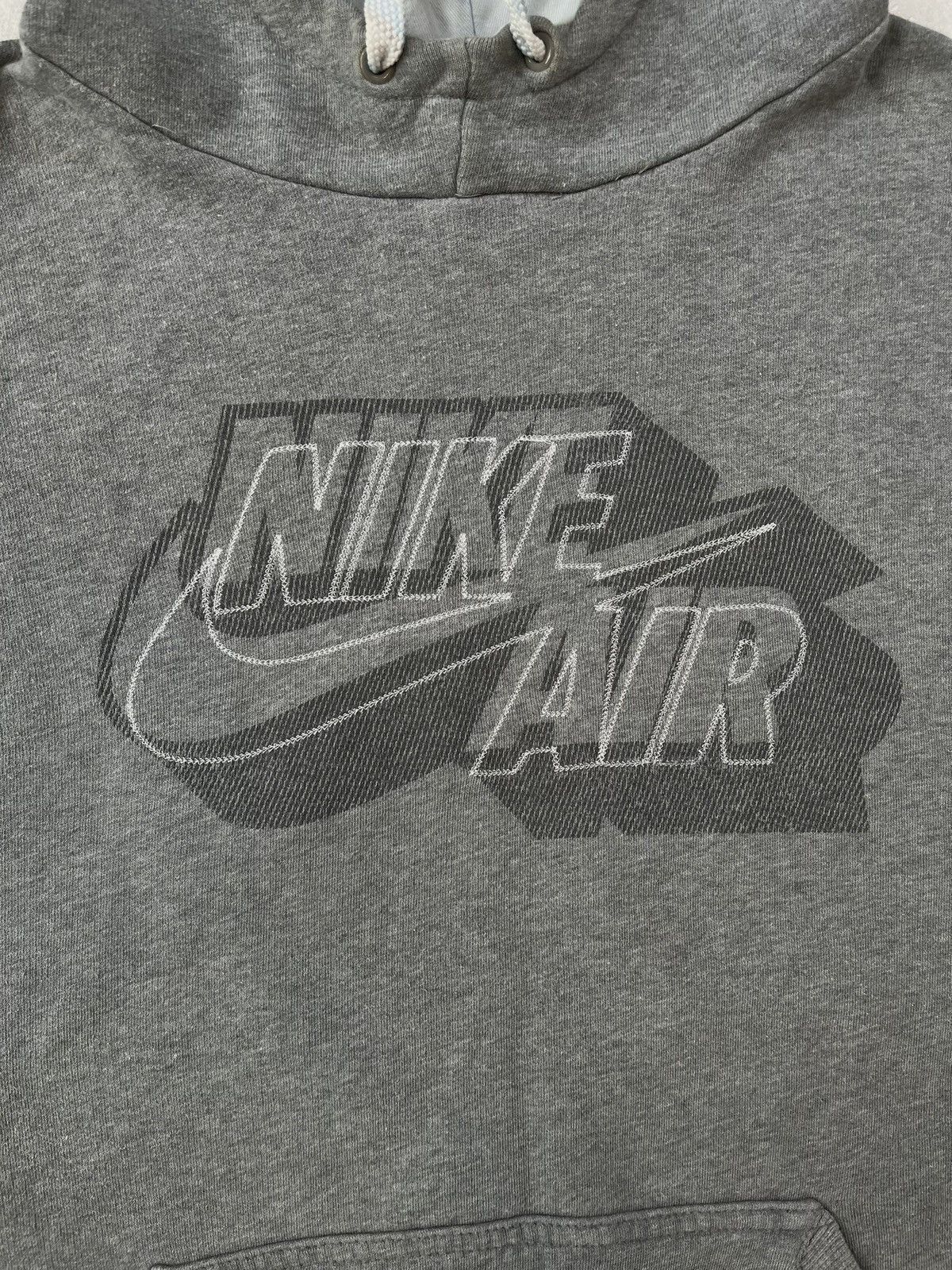Nike × Vintage 00s Nike Air Big Logo Vintage Y2K Oversized Retro Hoodie Size US XL / EU 56 / 4 - 2 Thumbnail