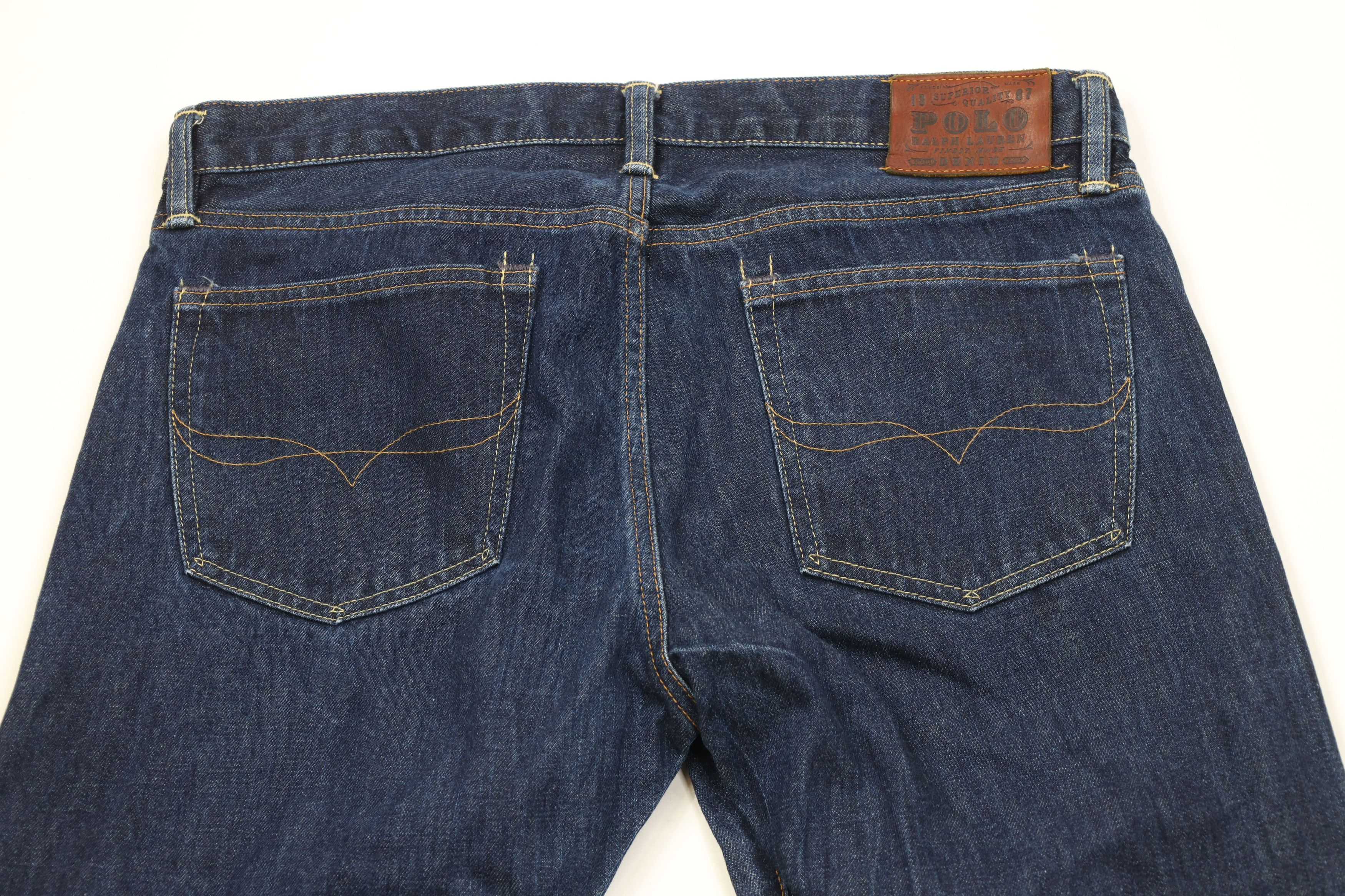 Ralph Lauren Vintage Ralph Lauren 018 Slim Straight Leg Denim Jeans Blue Size US 34 / EU 50 - 12 Thumbnail