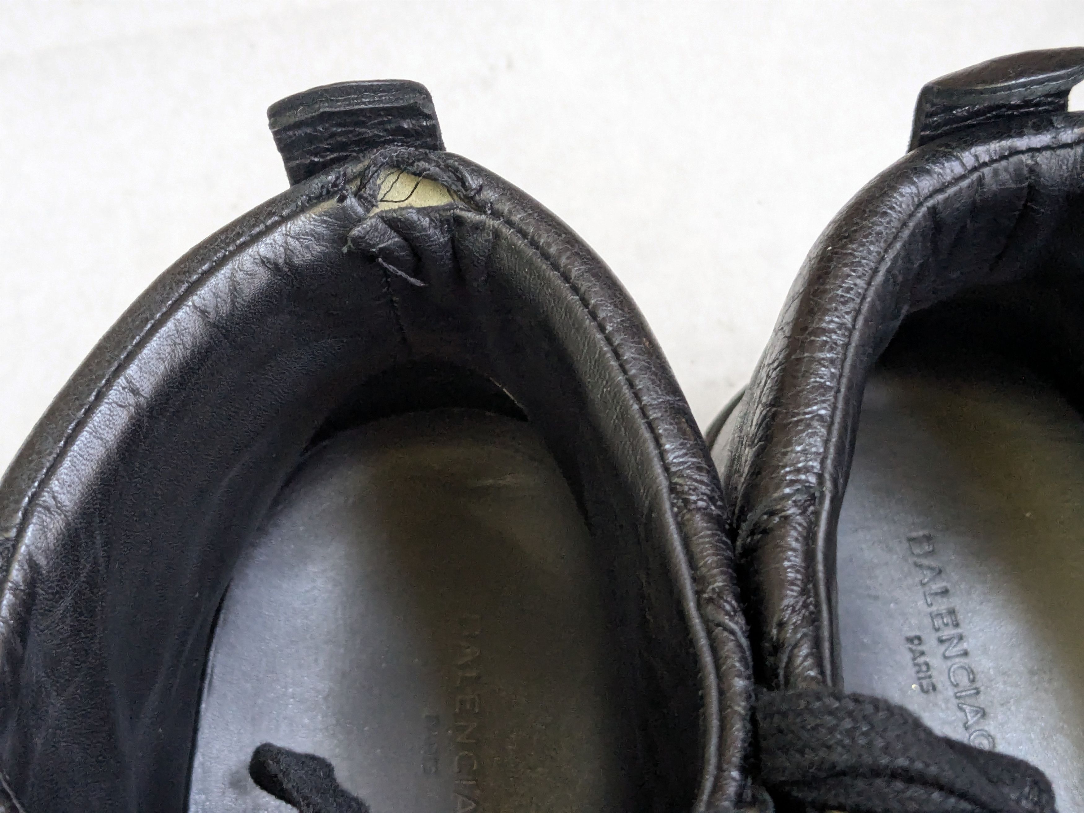 Balenciaga Balenciaga Arena Sneakers Black 9 High Tops Leather Size US 9 / EU 42 - 8 Thumbnail