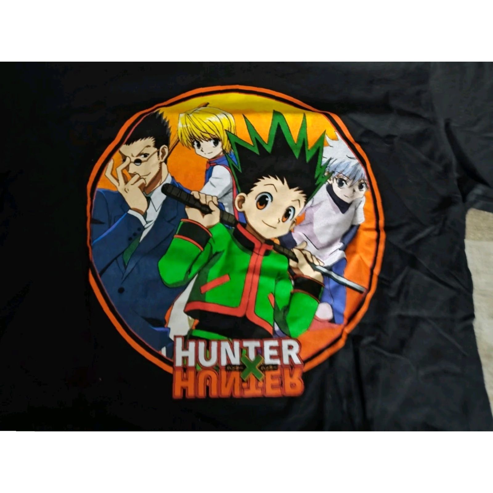 Hunter V.N.M. Men's Black Hunter X Hunter Graphic T-Shirt Crew Neck Regular Fit Size M Anime Size US M / EU 48-50 / 2 - 2 Thumbnail