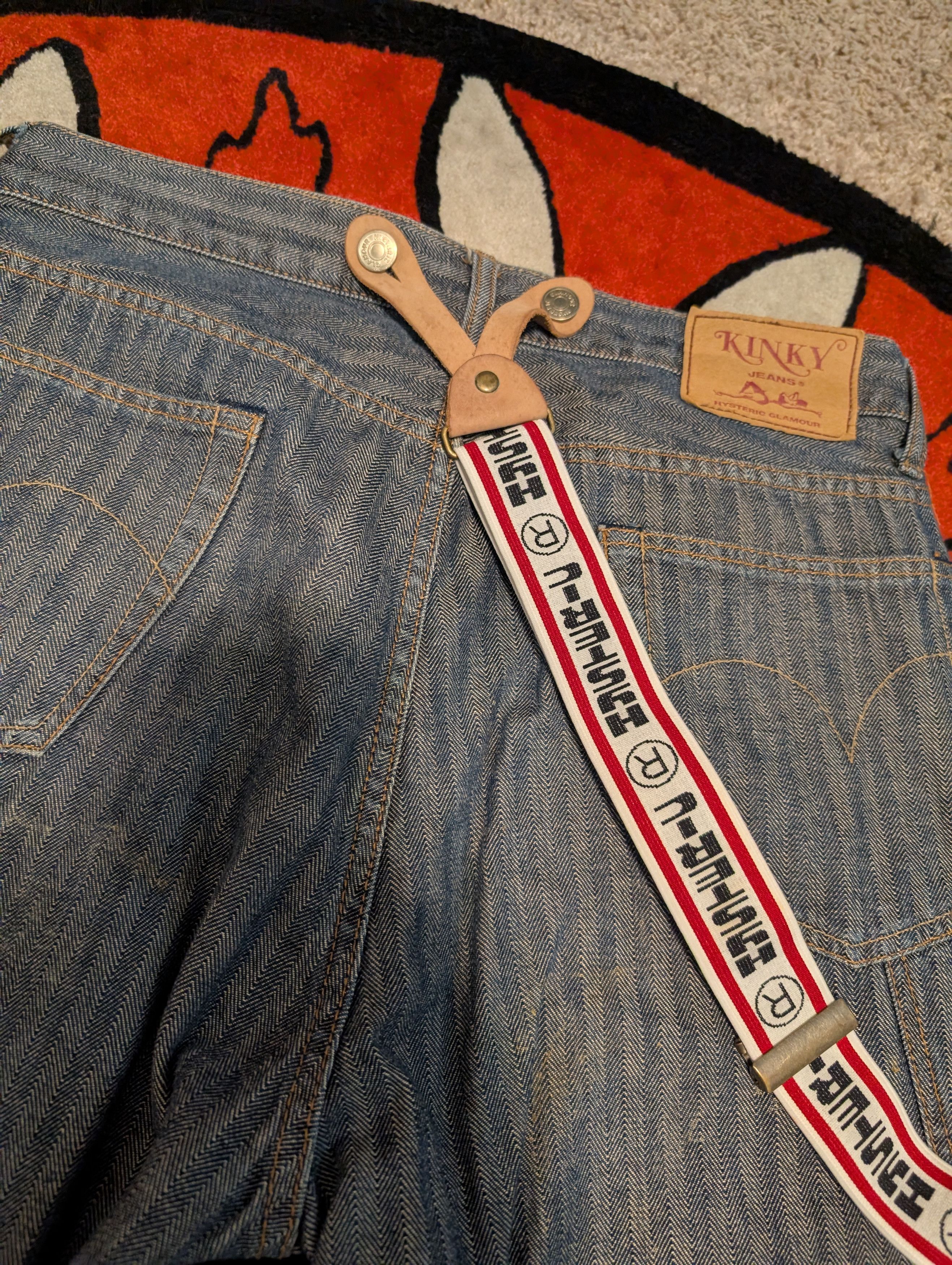 Hysteric Glamour Kinky Strap Jeans