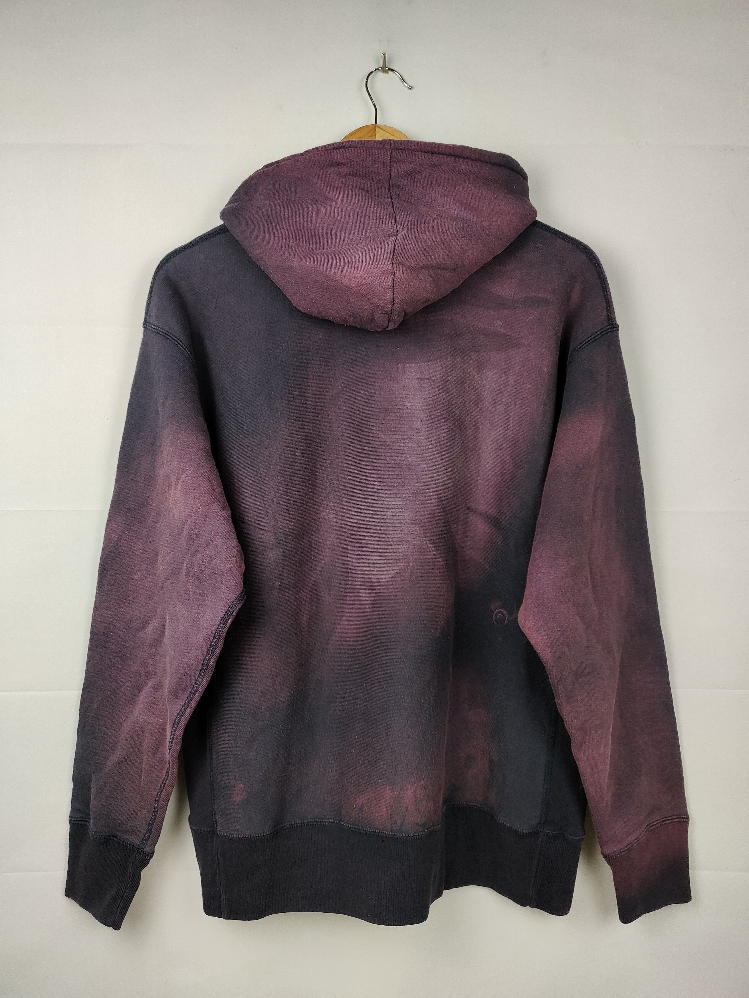 A.P.C. × Vintage Vintage A.P.C. Beautiful Faded Pullover Hoodie Sweatshirt Size US L / EU 52-54 / 3 - 3 Thumbnail