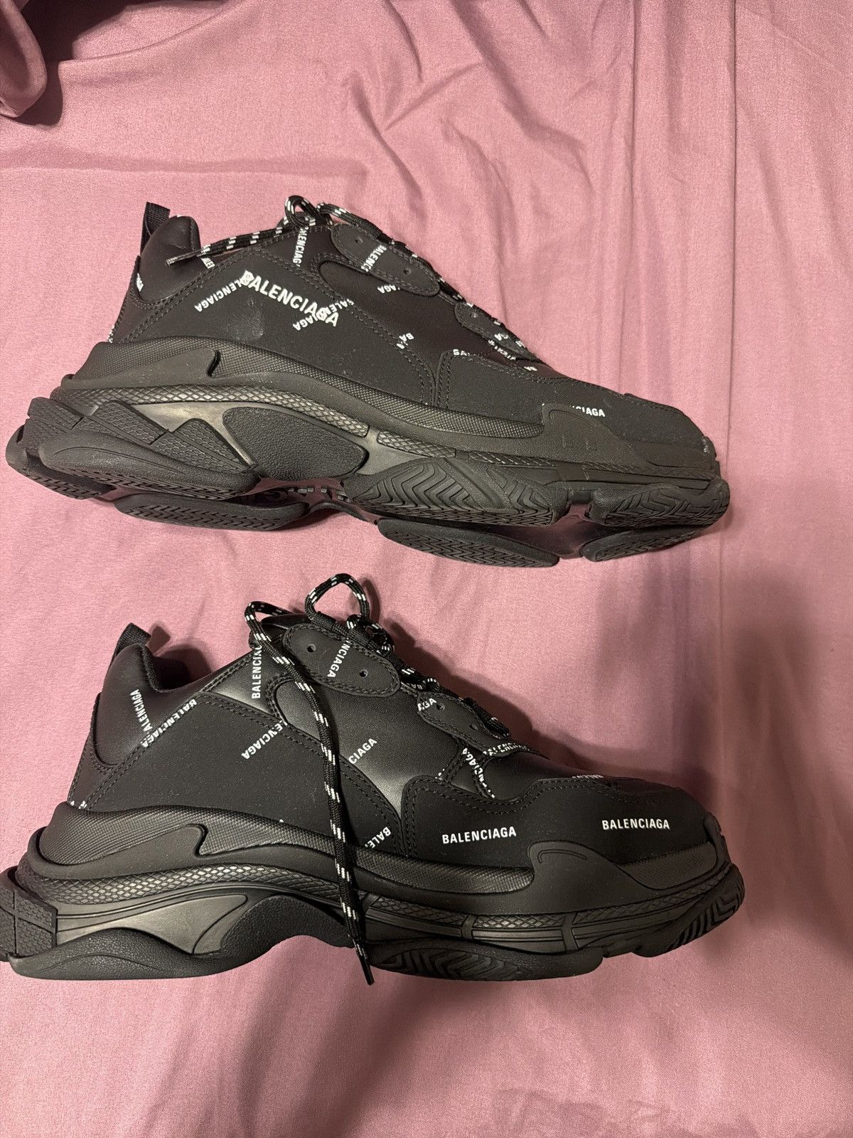 Balenciaga Balenciaga TrackshoePrint – 12– Retail $1,500 – Box Included Size US 12 / EU 45 - 1 Thumbnail